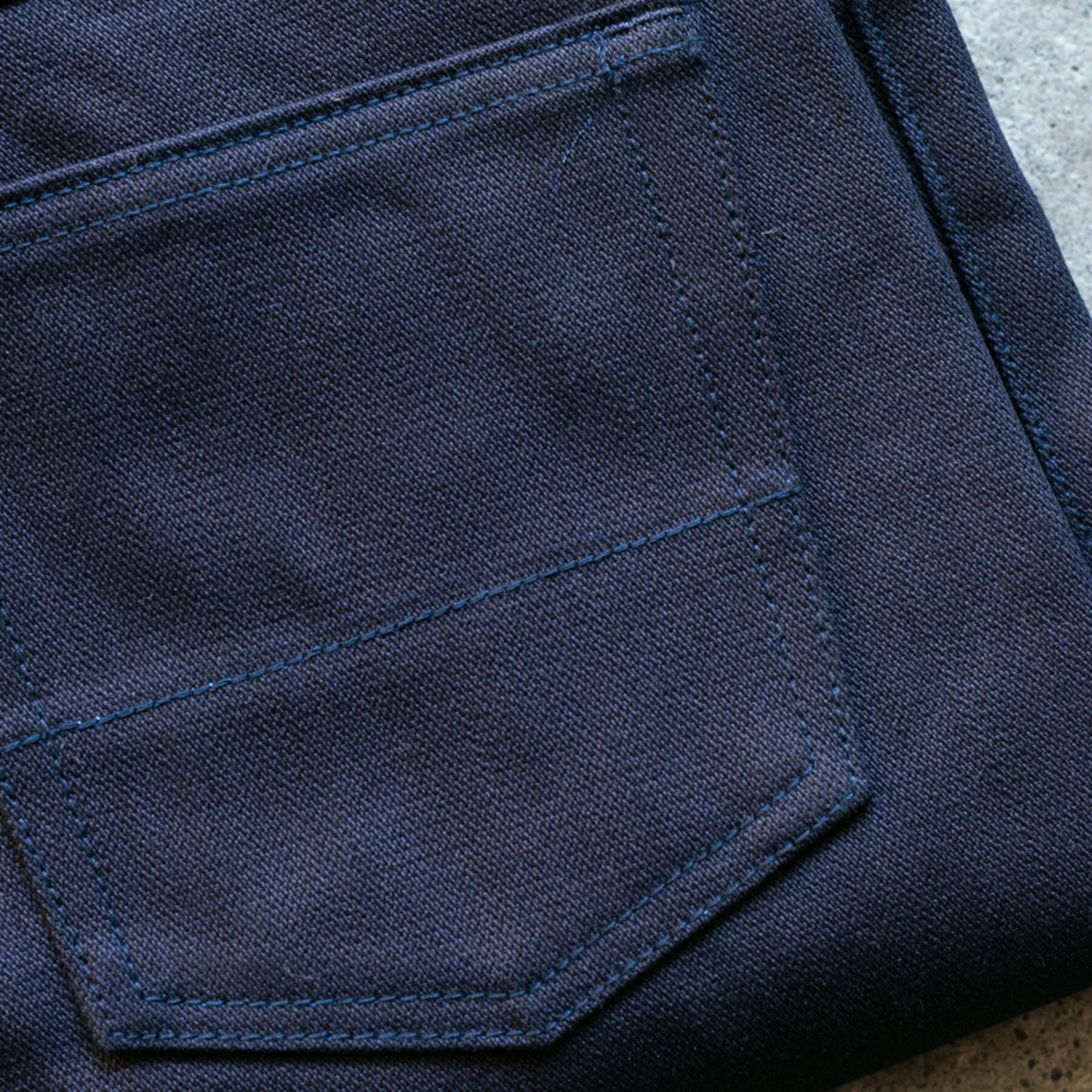 gustin #149 japan indigoxblack broken twill