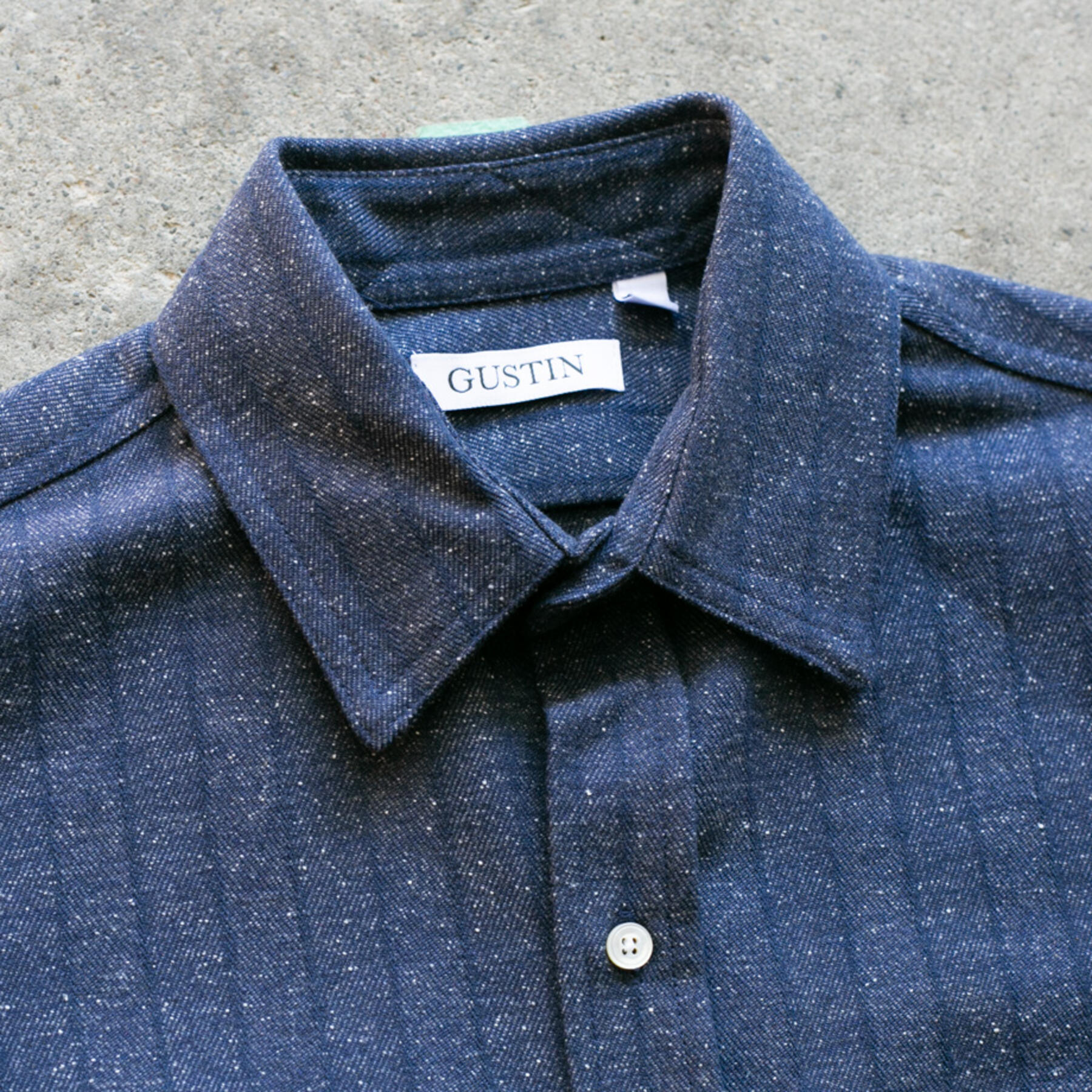 gustin #895 super heavy herringbone nep - indigo