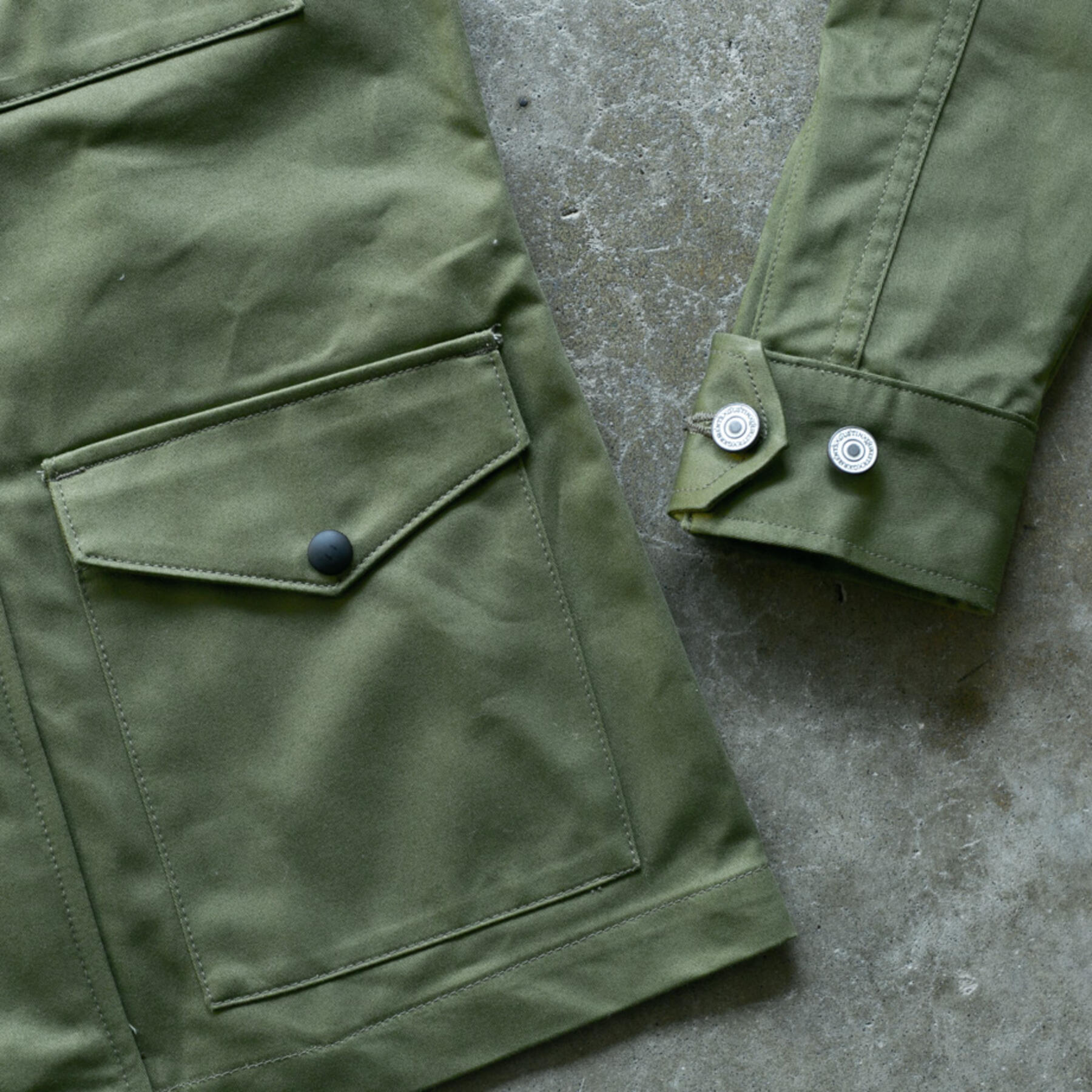 gustin m65 repro sateen field jacket - olive