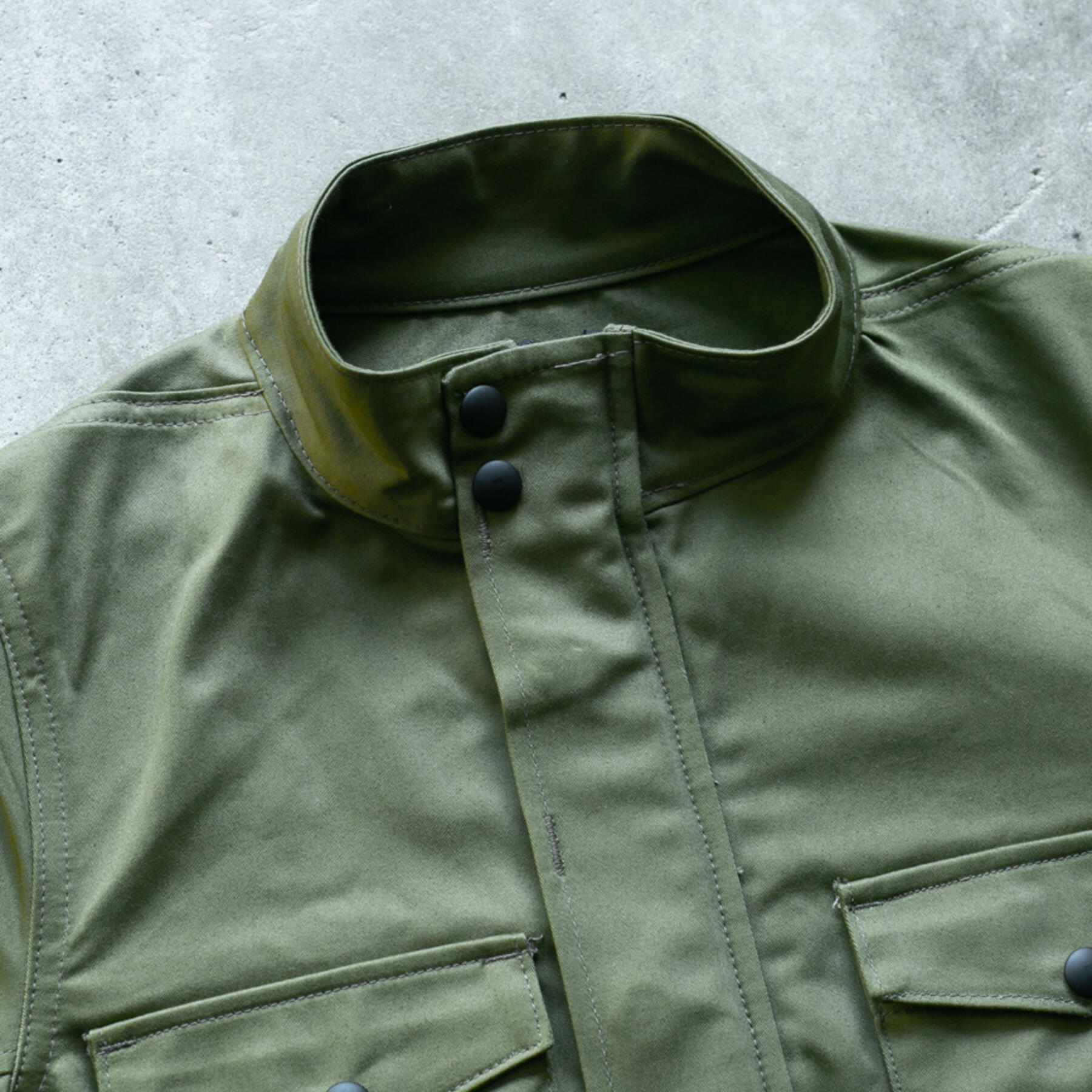 gustin m65 repro sateen field jacket - olive