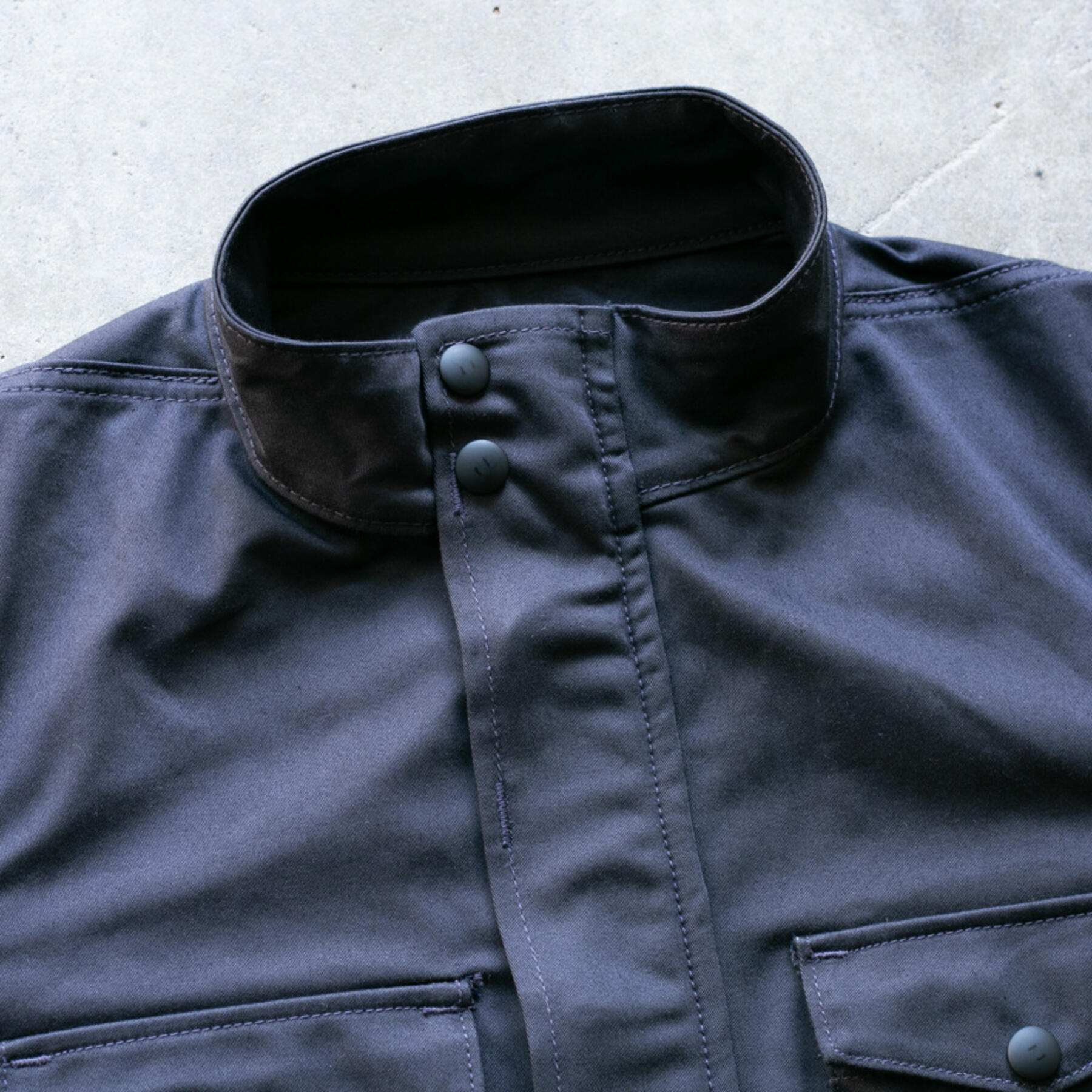 gustin m65 repro sateen field jacket - midnight