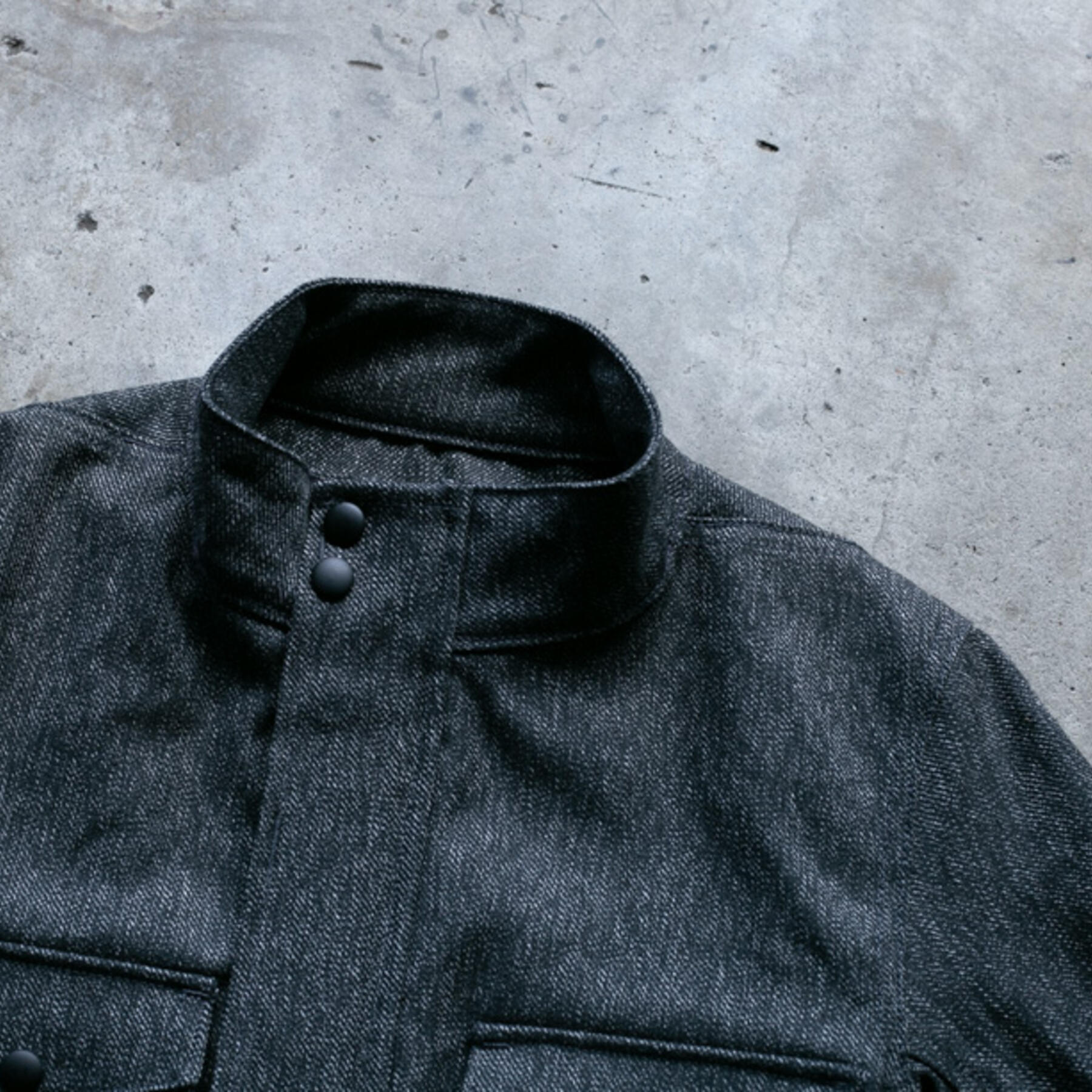 gustin black heather field jacket