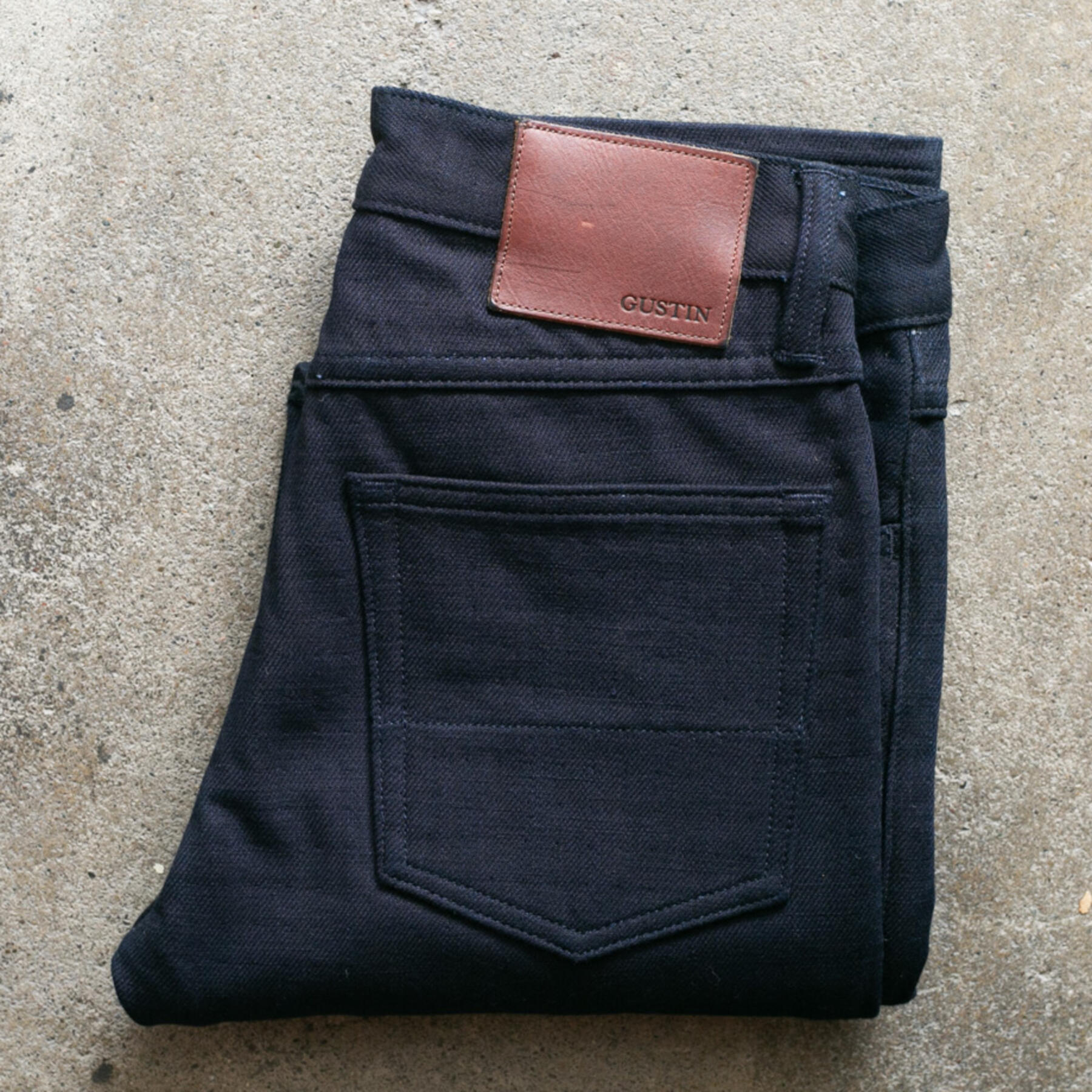 gustin #156 indigo x slub chambray