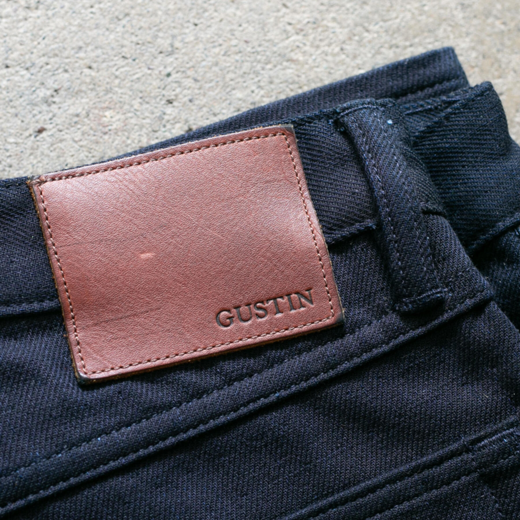 gustin #156 indigo x slub chambray