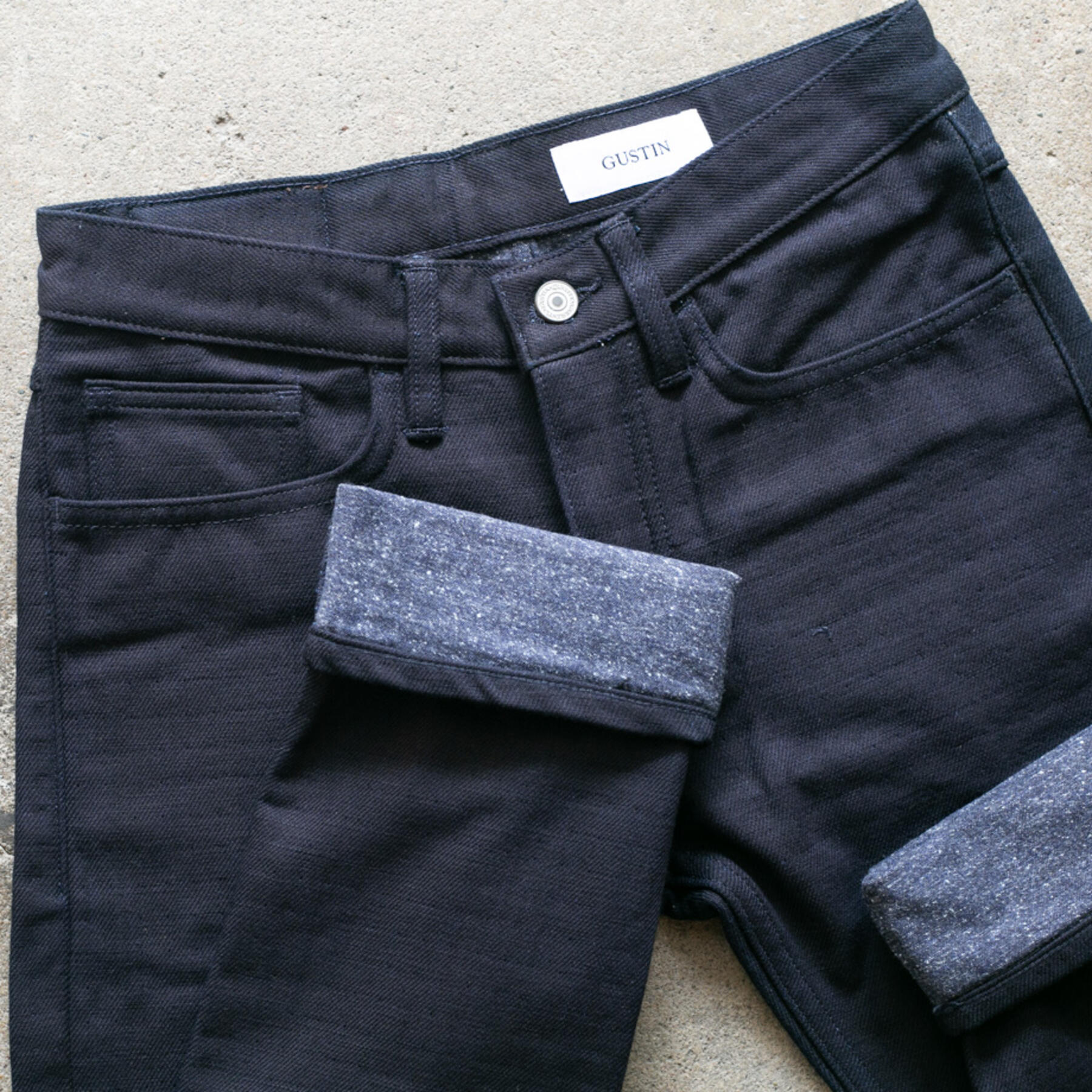gustin #156 indigo x slub chambray