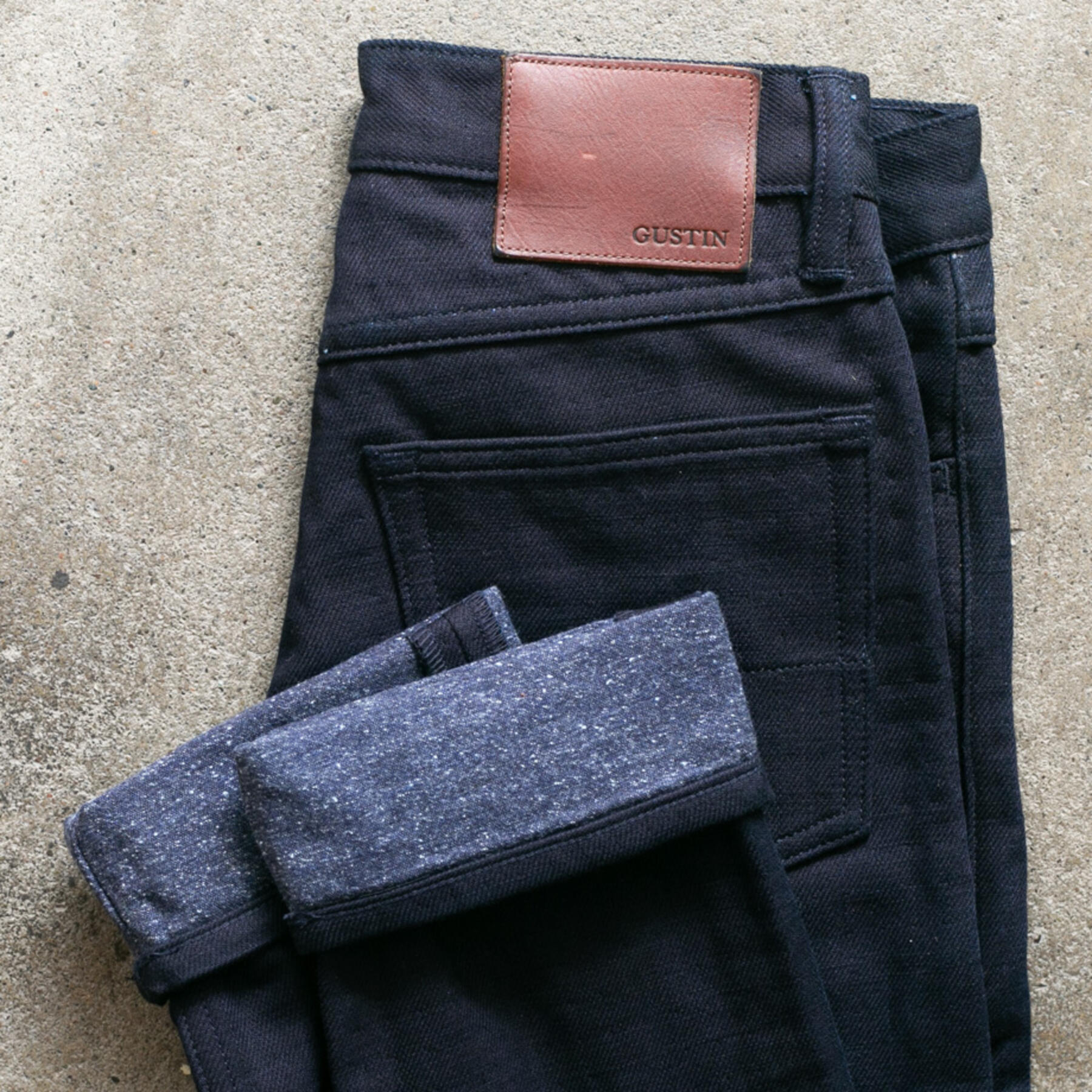 gustin #156 indigo x slub chambray