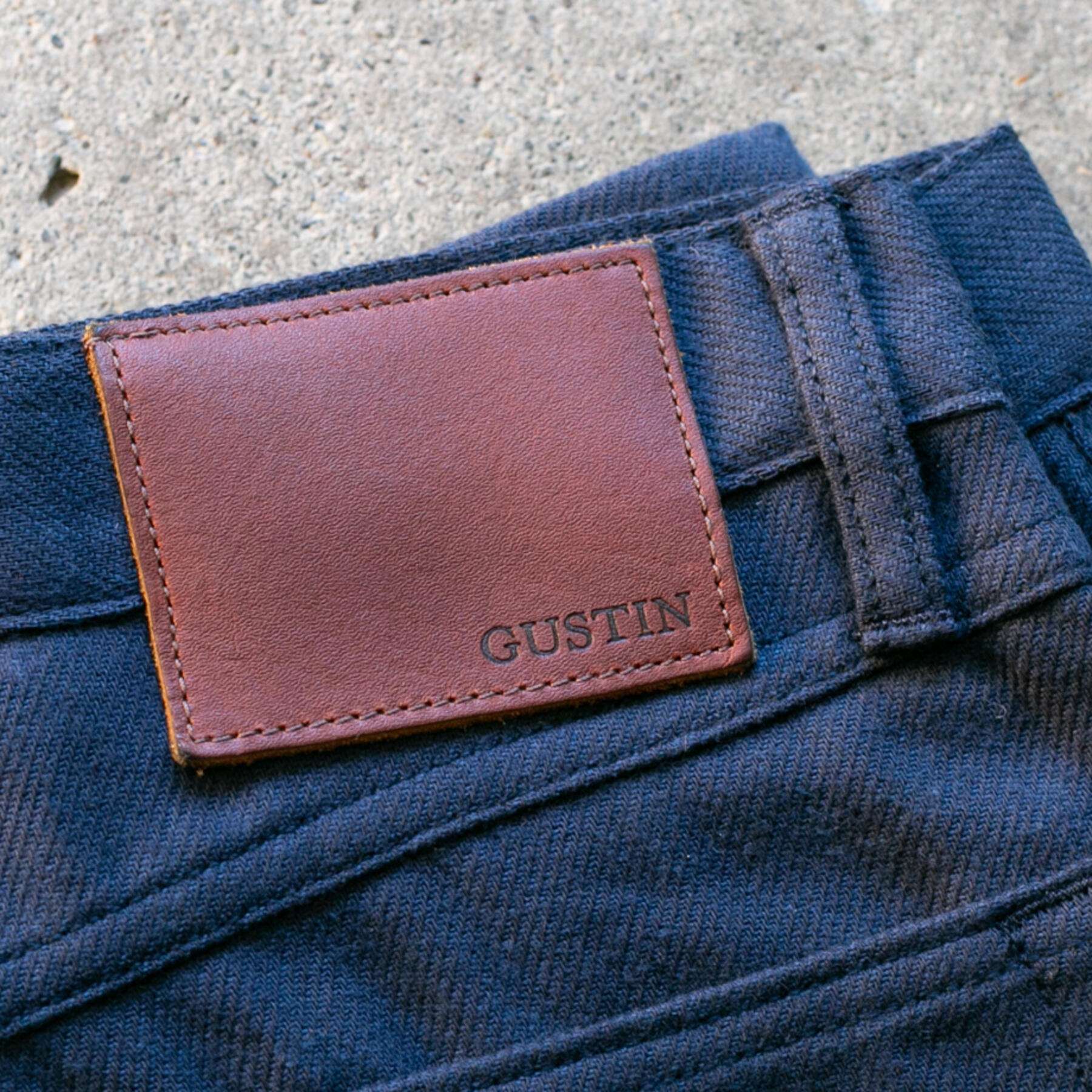 gustin #159 brush back - navy