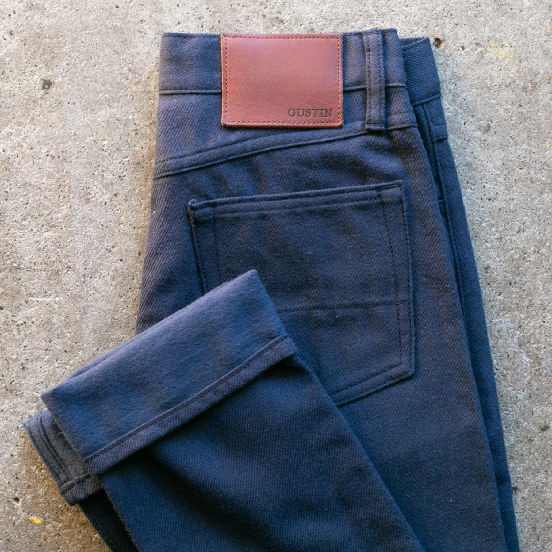 gustin #159 brush back - navy