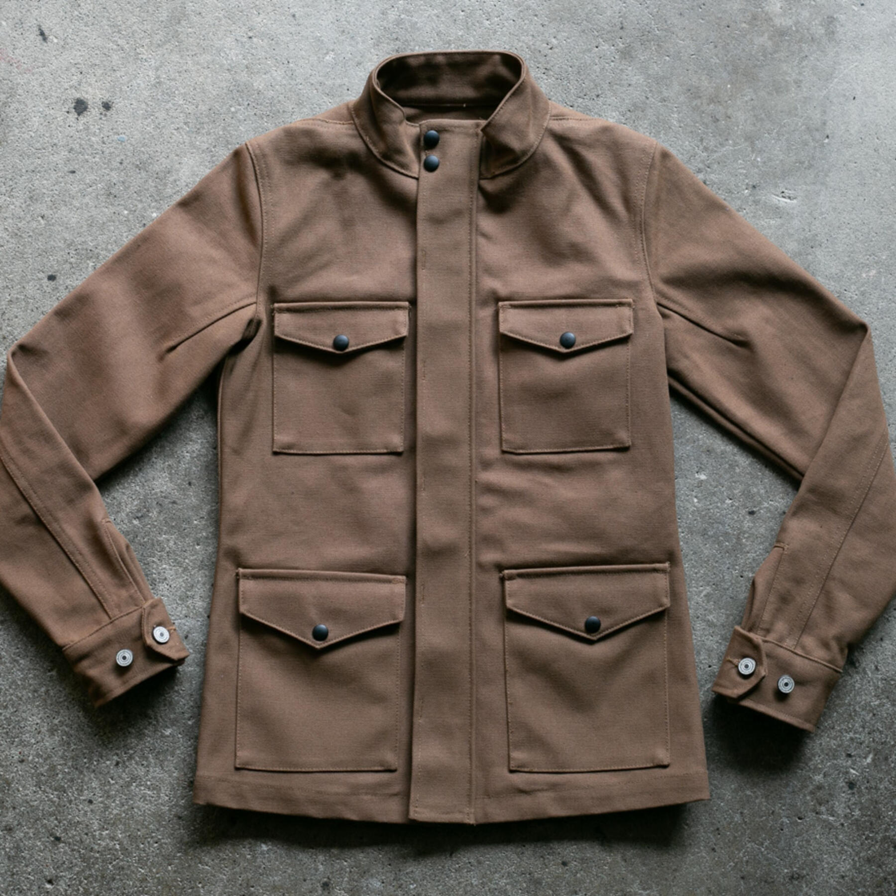 gustin beast duck field jacket - field tan