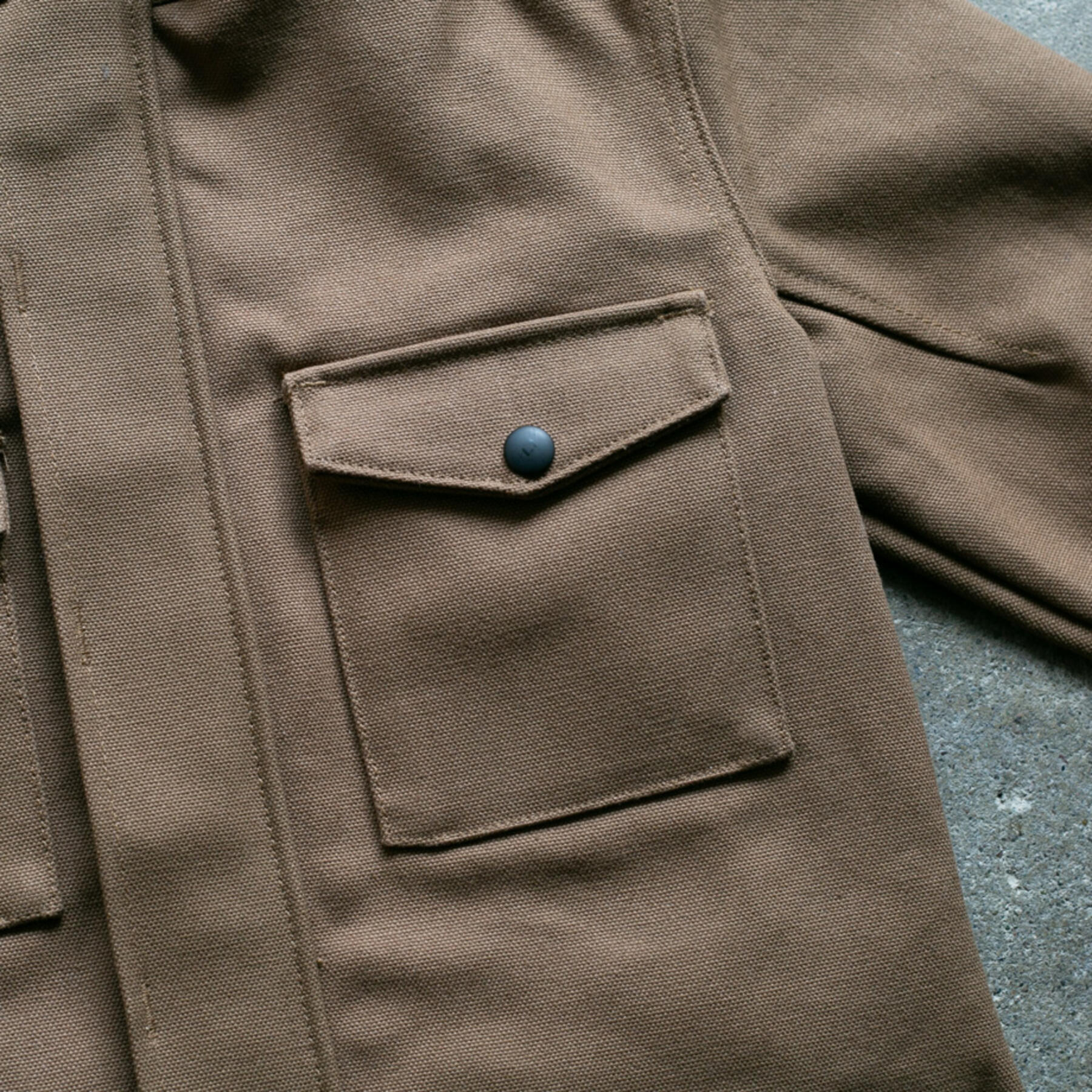 gustin beast duck field jacket - field tan