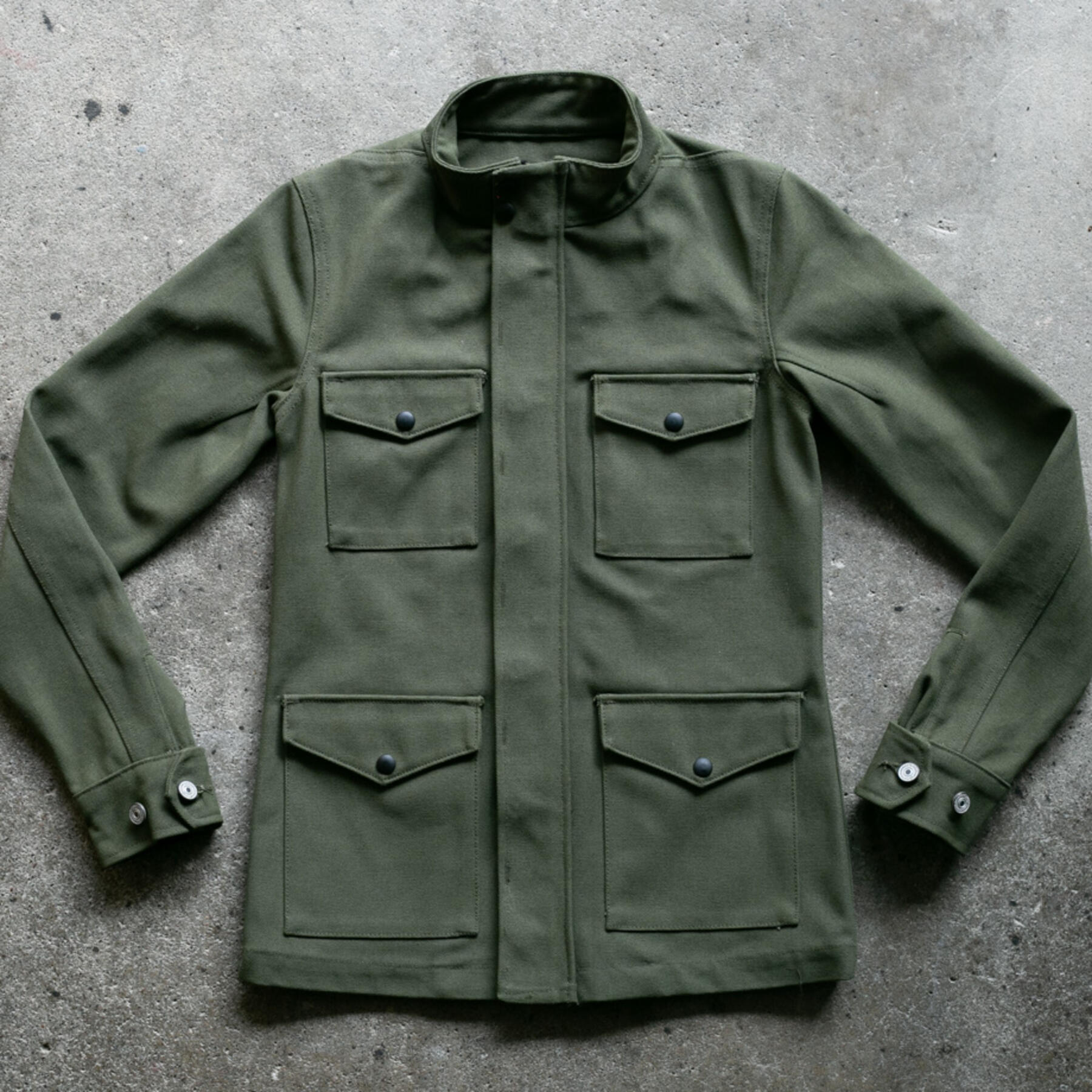 gustin beast duck field jacket - olive