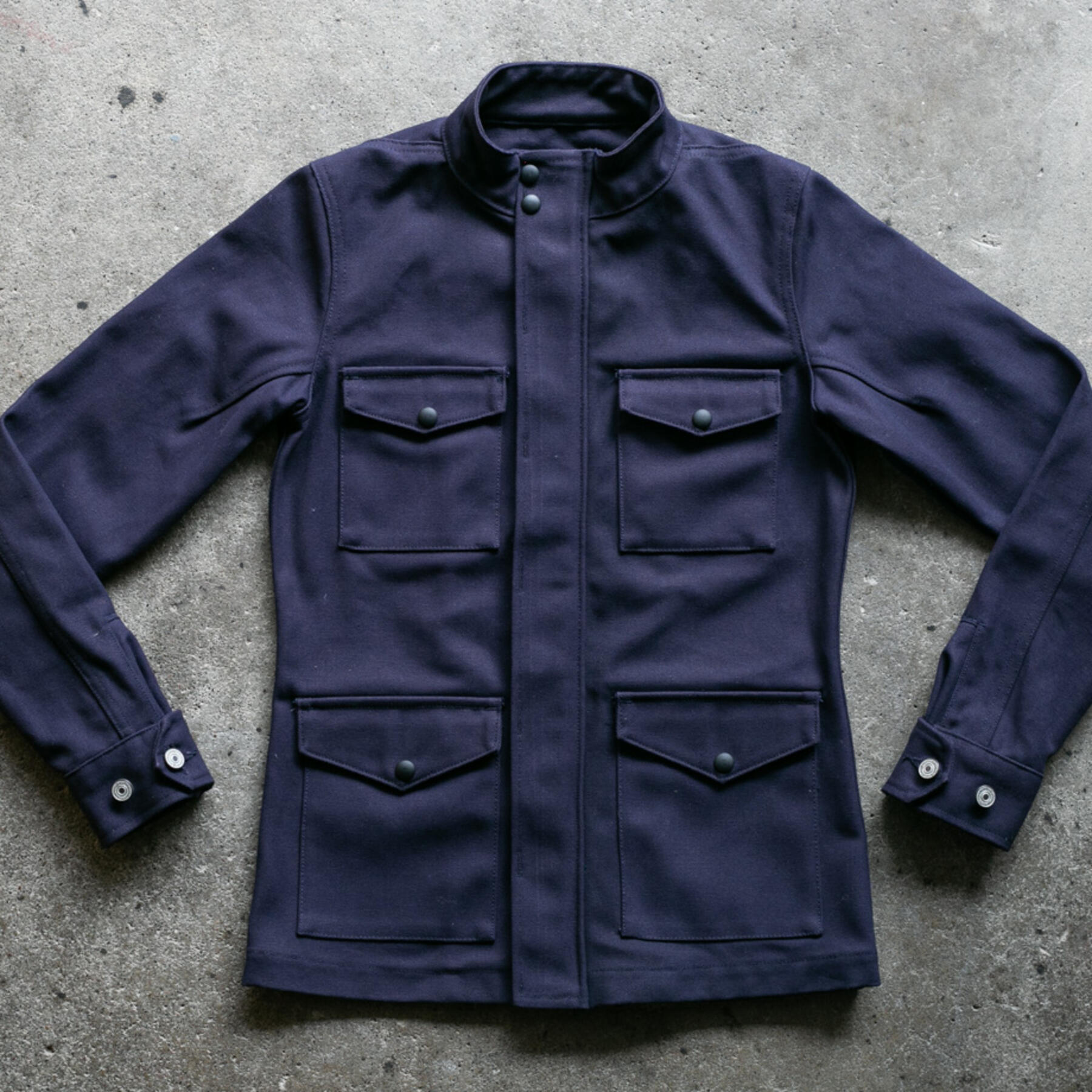 gustin beast duck field jacket - navy