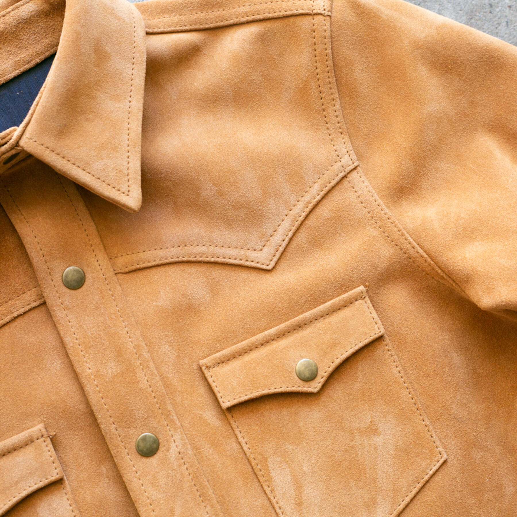 gustin the western - vintage brown suede