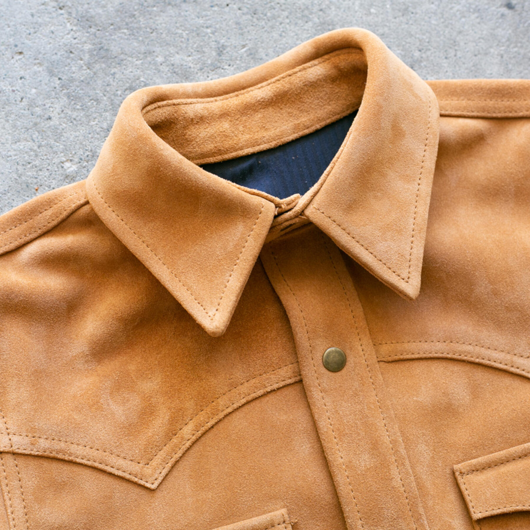 gustin the western - vintage brown suede