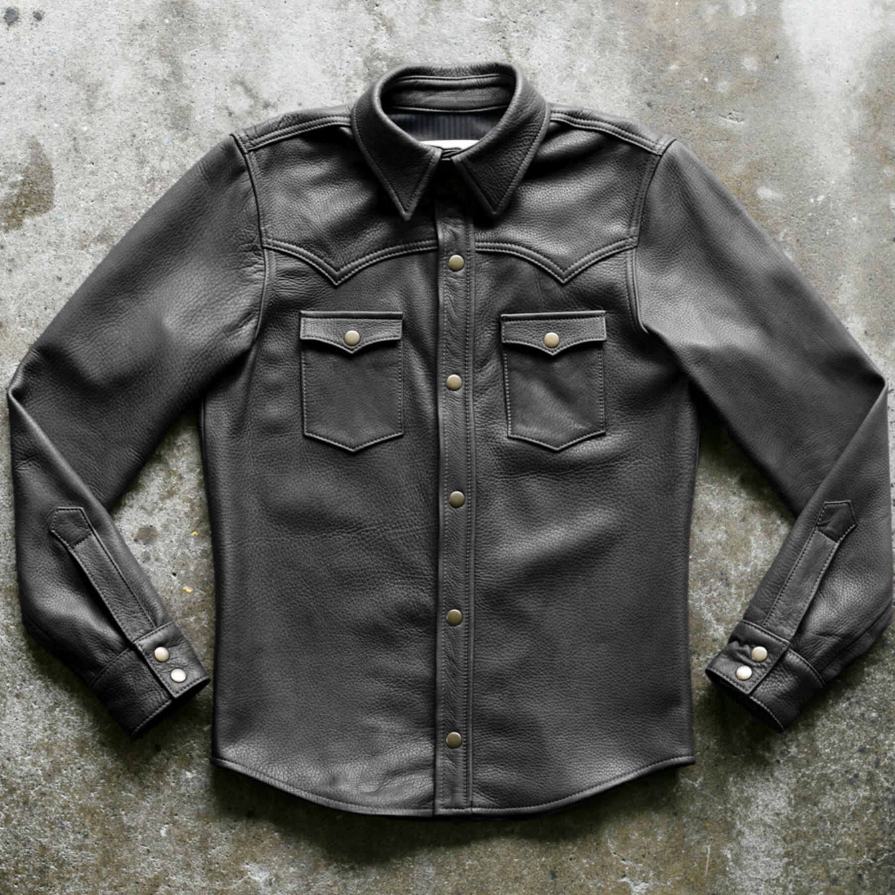 gustin the western - black deerskin