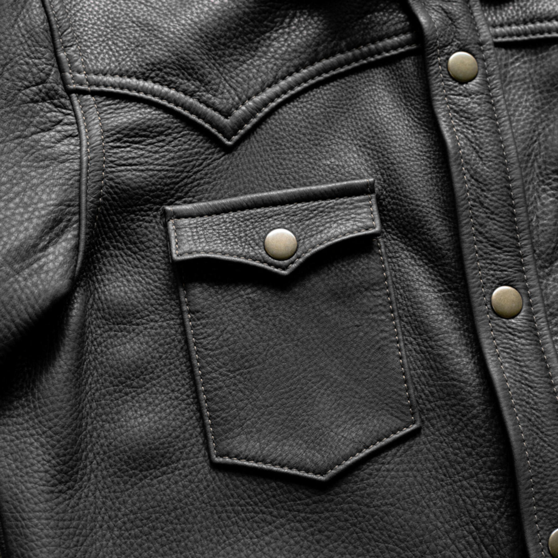 gustin the western - black deerskin