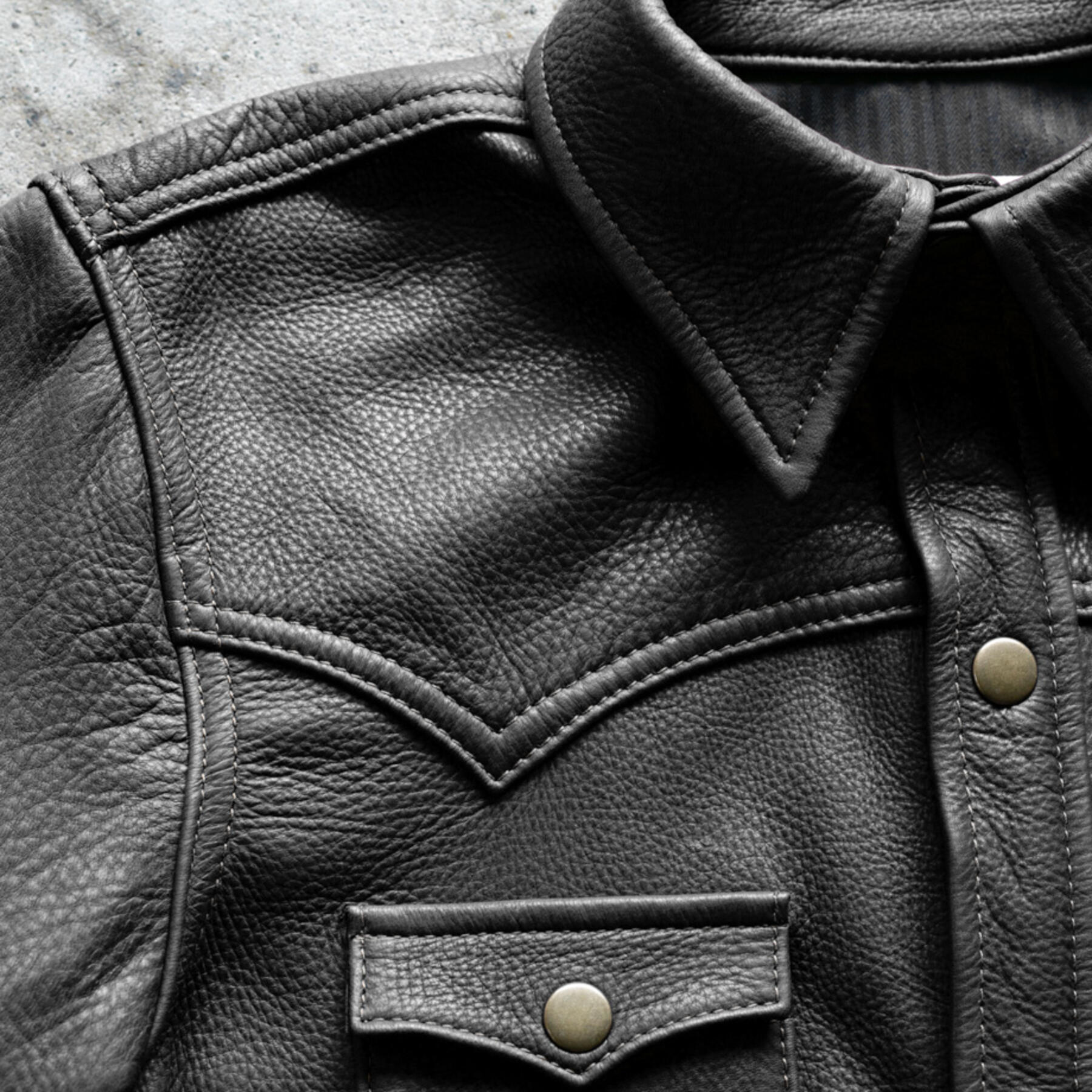 gustin the western - black deerskin