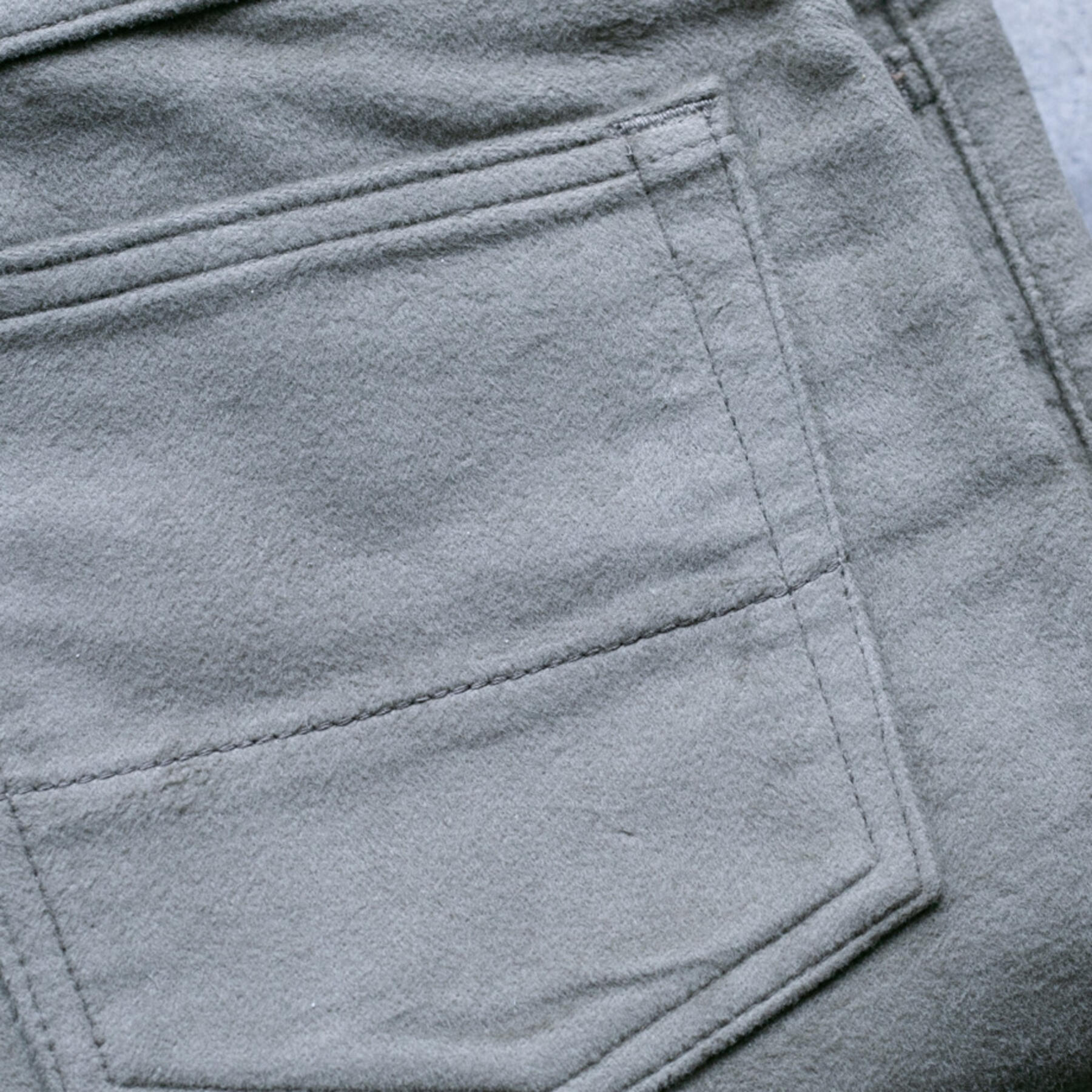 gustin #165 british felt moleskin - olive grey