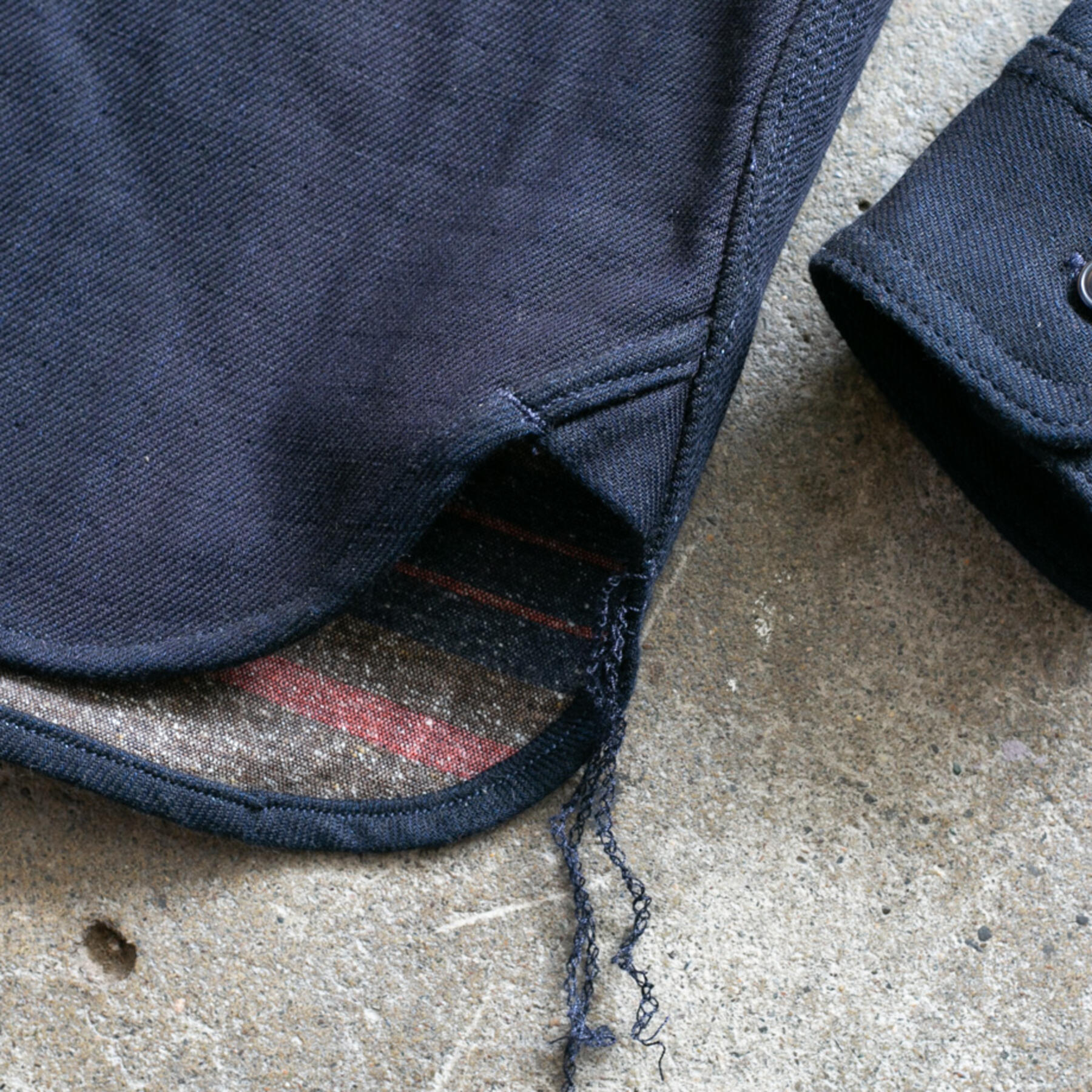 gustin #110 indigoxsaddle blanket workshirt