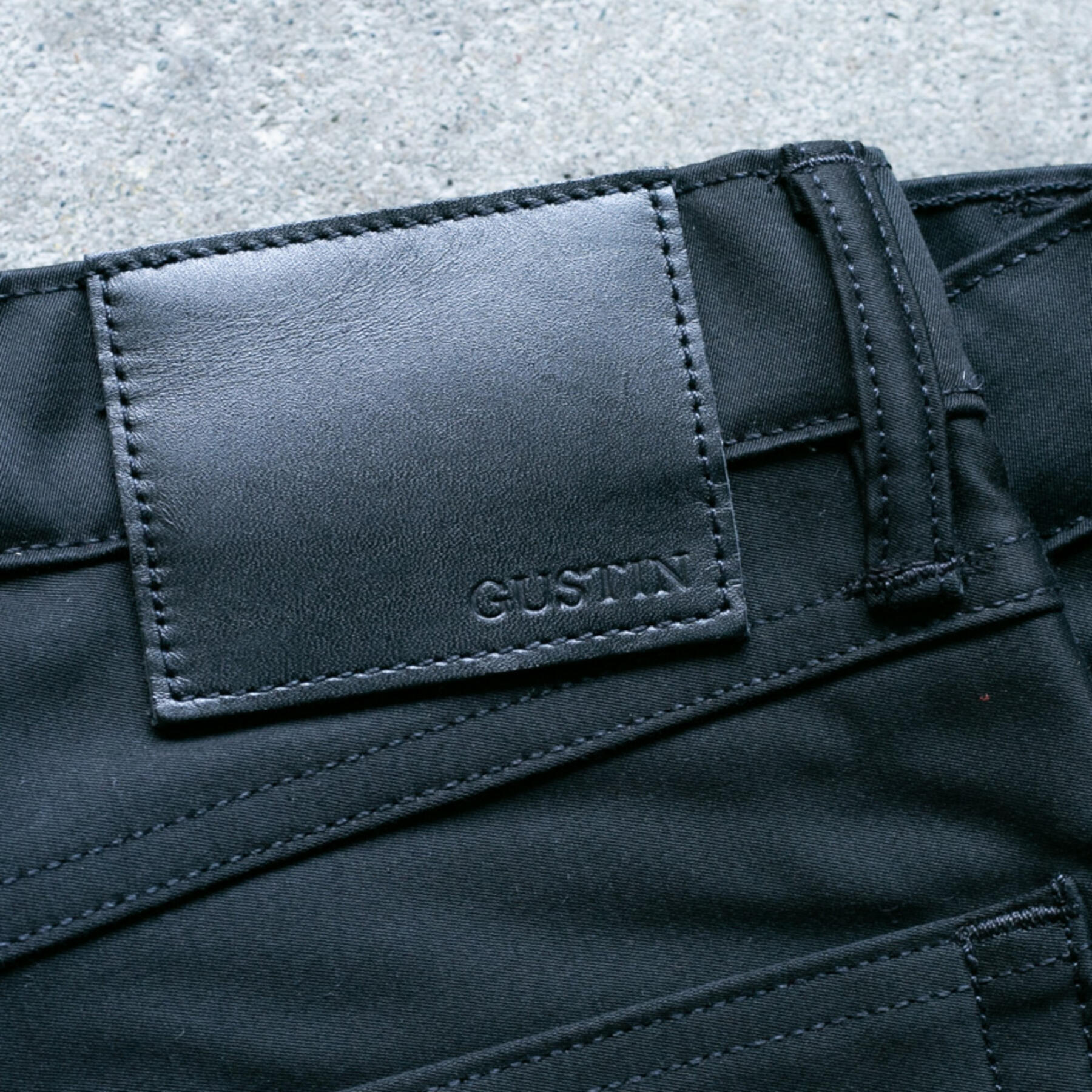 gustin #171 egyptian giza moleskin - jet black