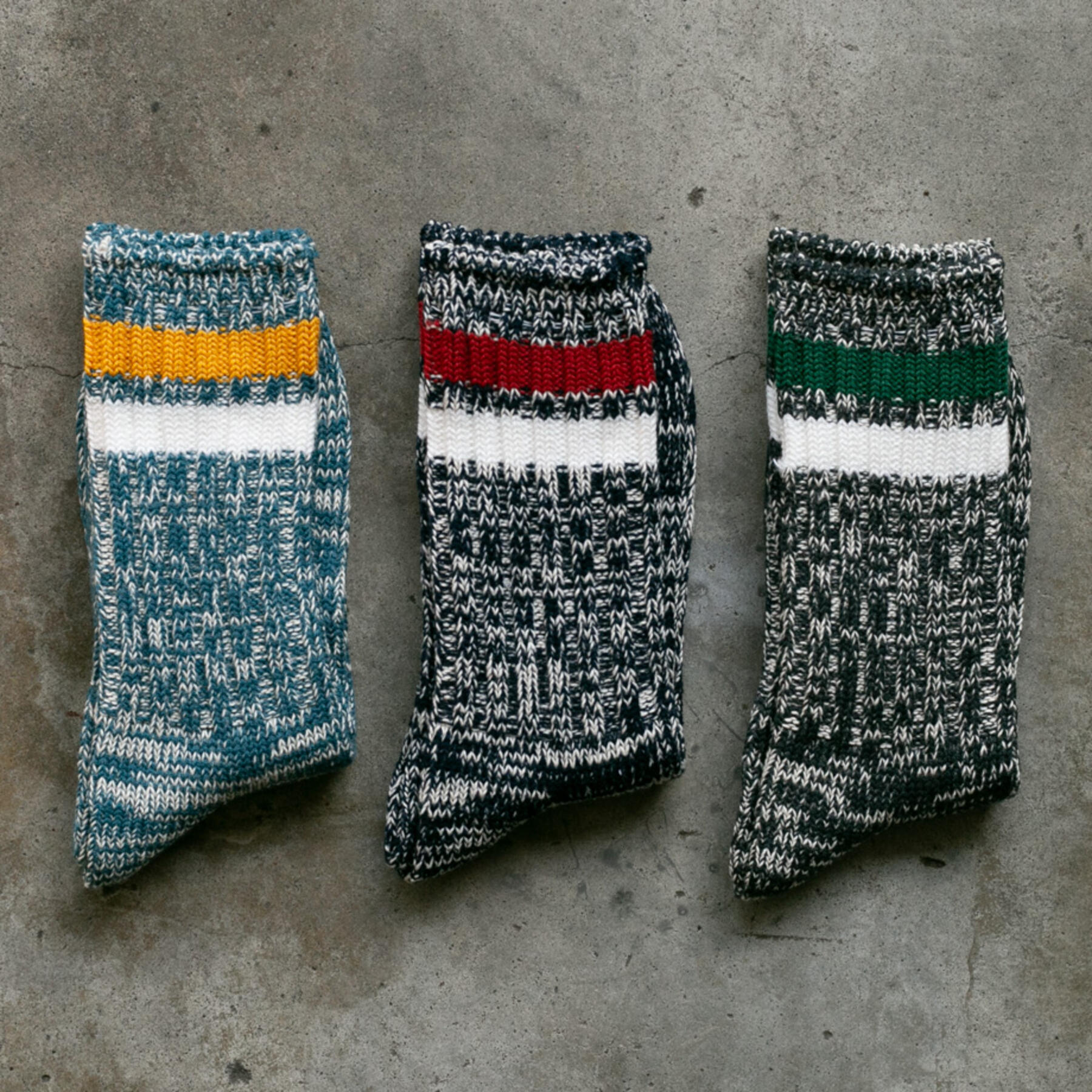 gustin japan retro gym sock 3 pack