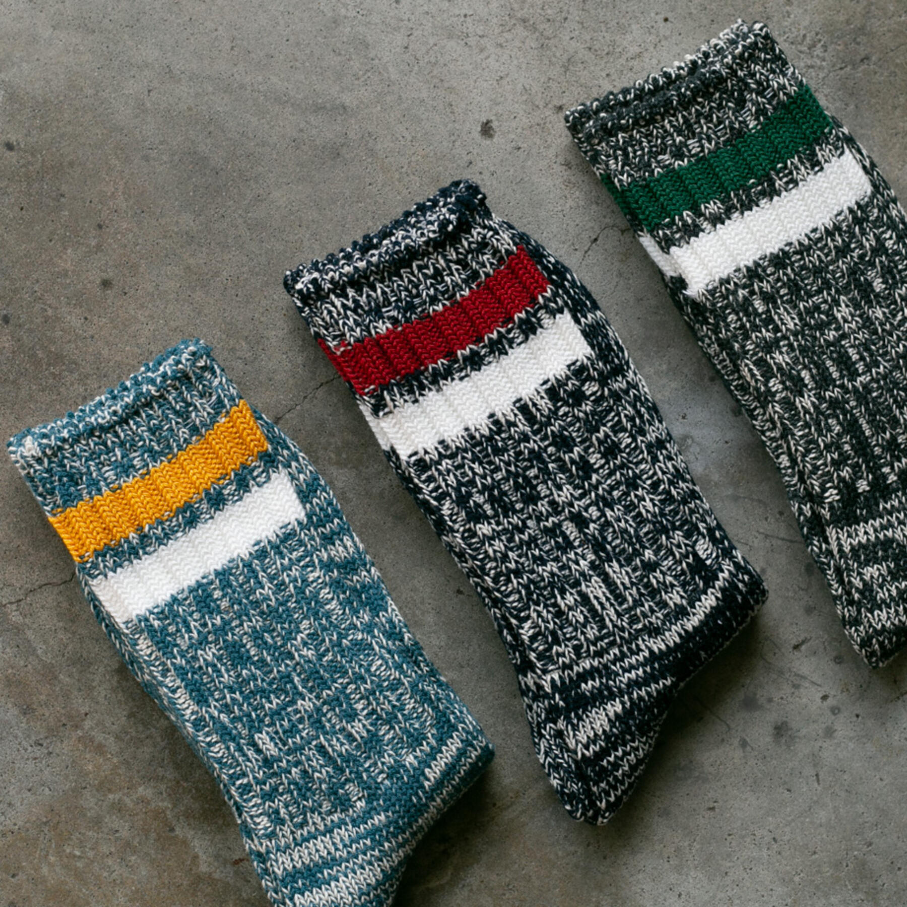 gustin japan retro gym sock 3 pack