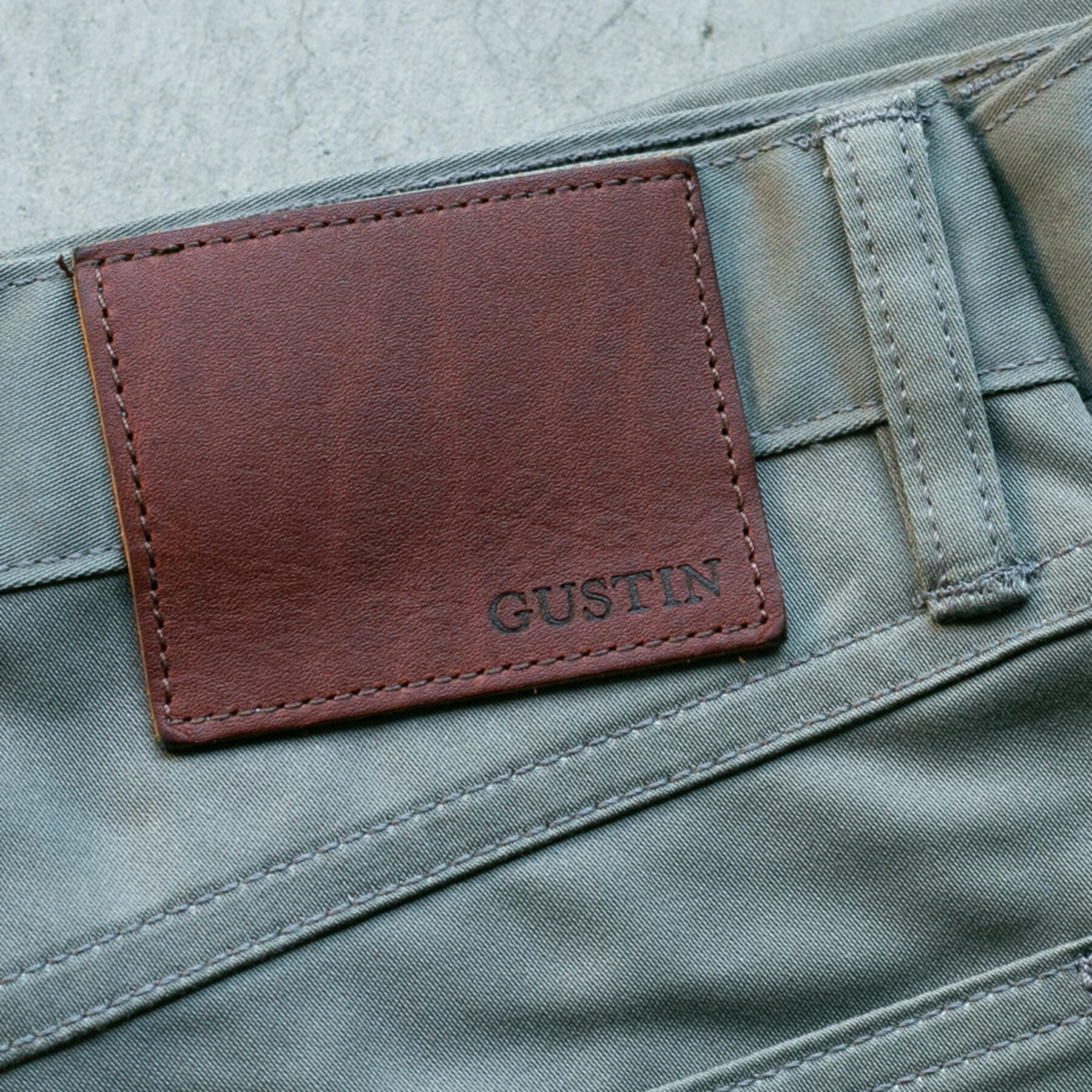 gustin #172 m65 repro 5 pocket - green grey