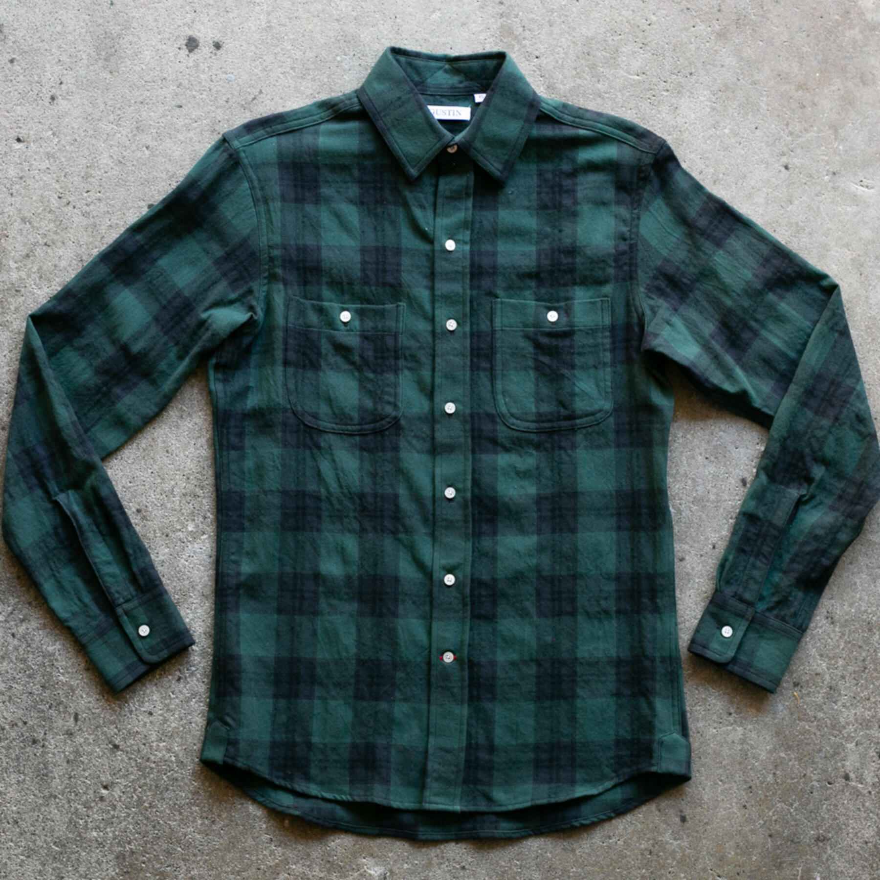 gustin #919 crinkle shirt - hunterxblack
