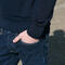 gustin merino wool sweatshirt - navy