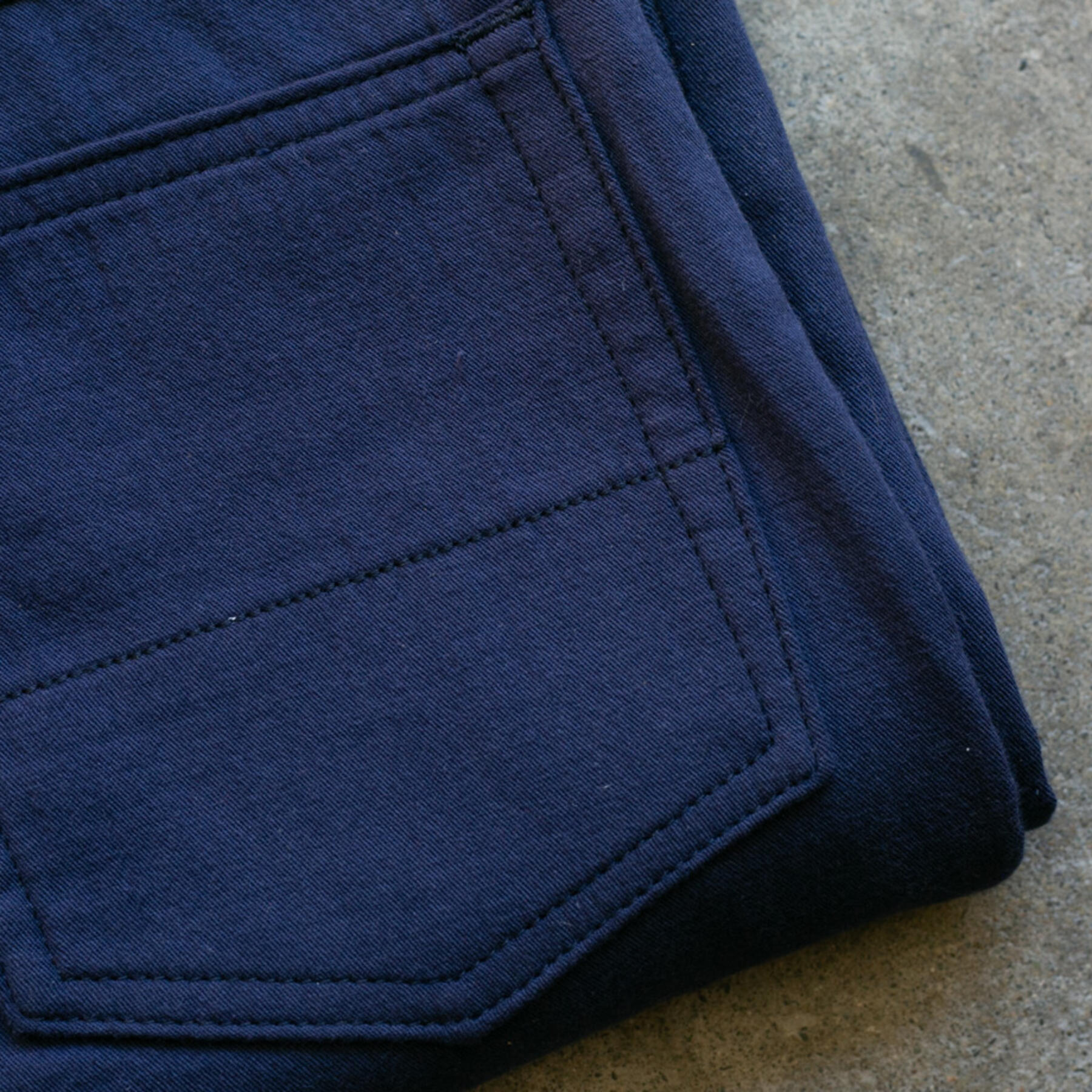 gustin #176 twillxgauze 5 pocket - navy
