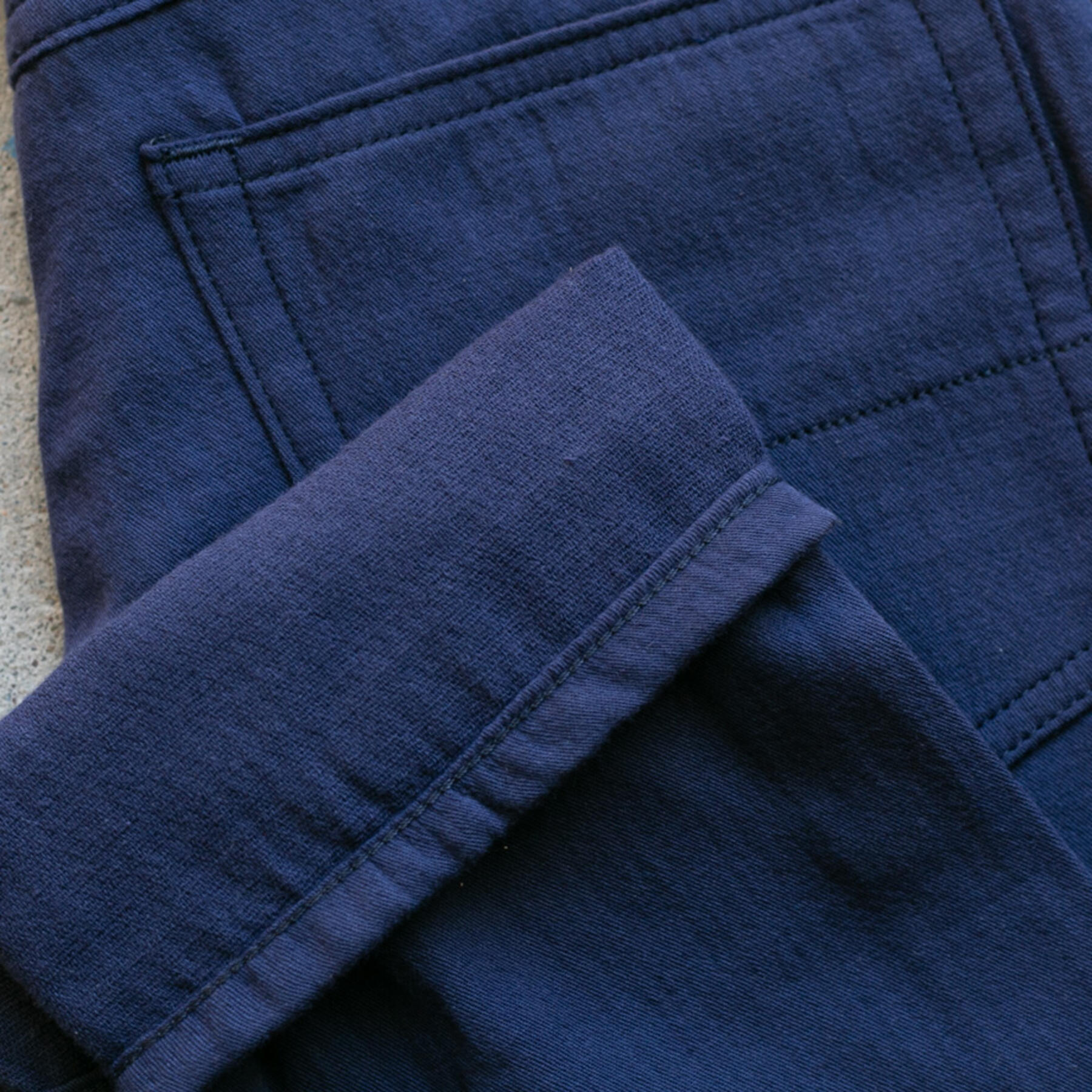 gustin #176 twillxgauze 5 pocket - navy