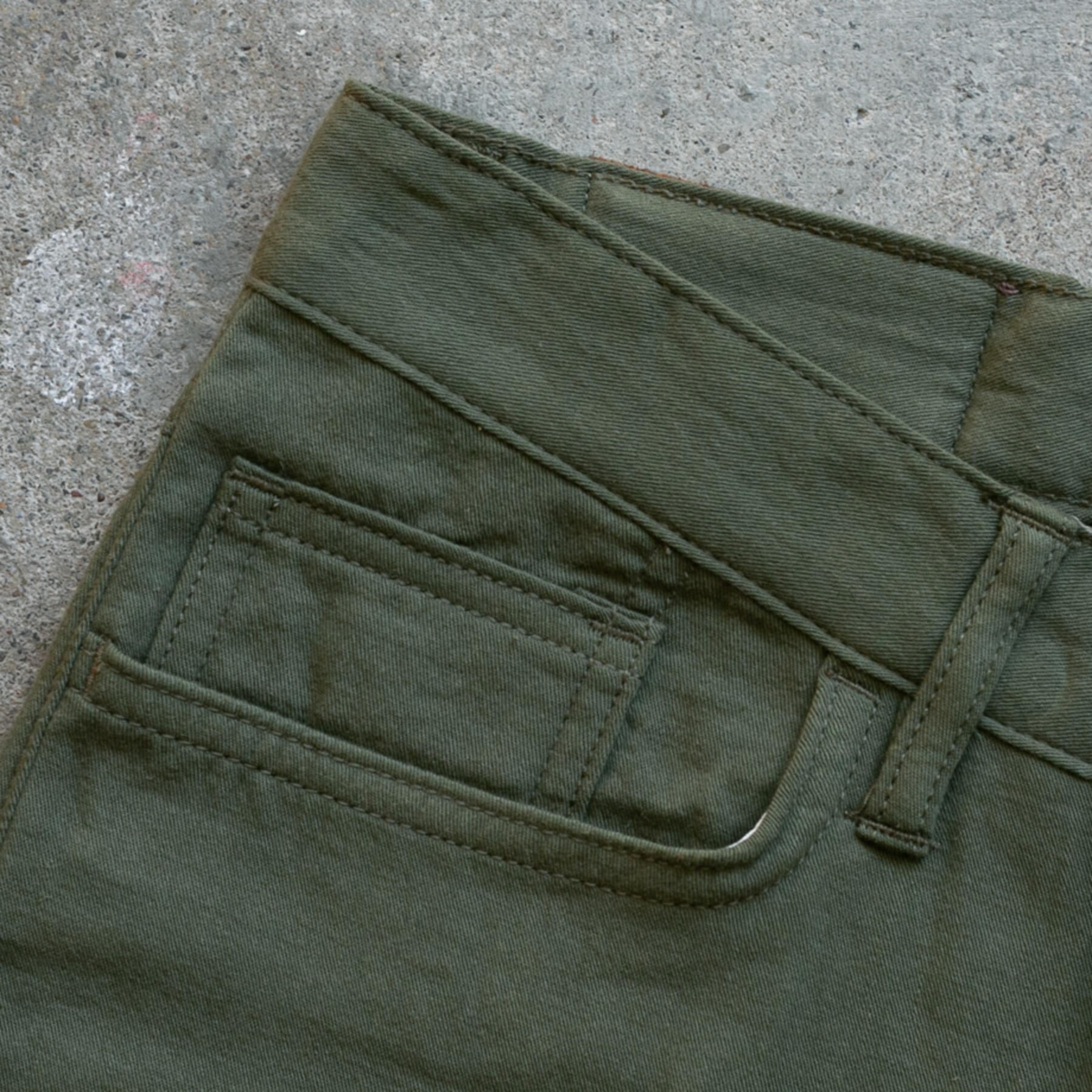 gustin #175 twillxgauze 5 pocket - olive