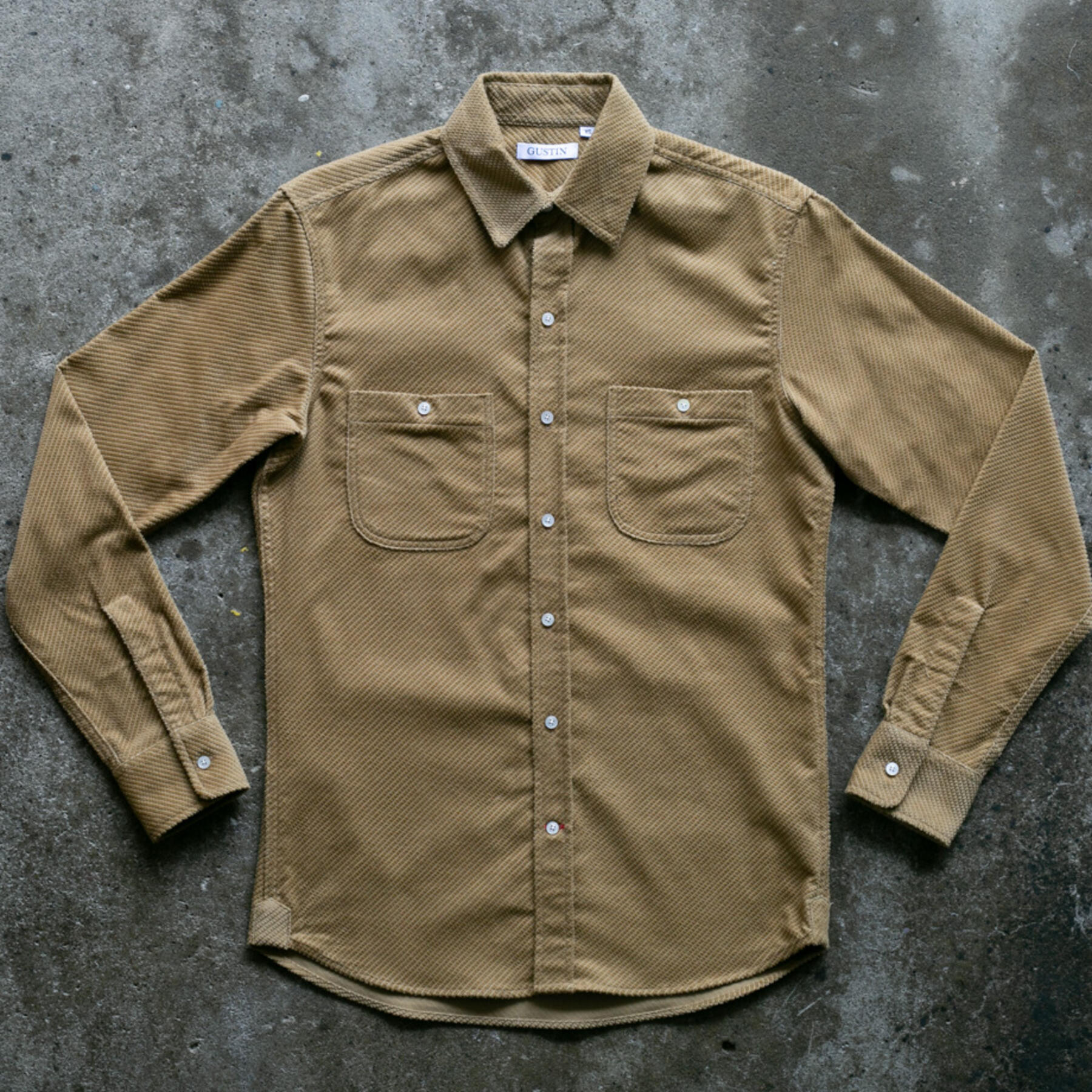 gustin #922 bias corduroy - wheat