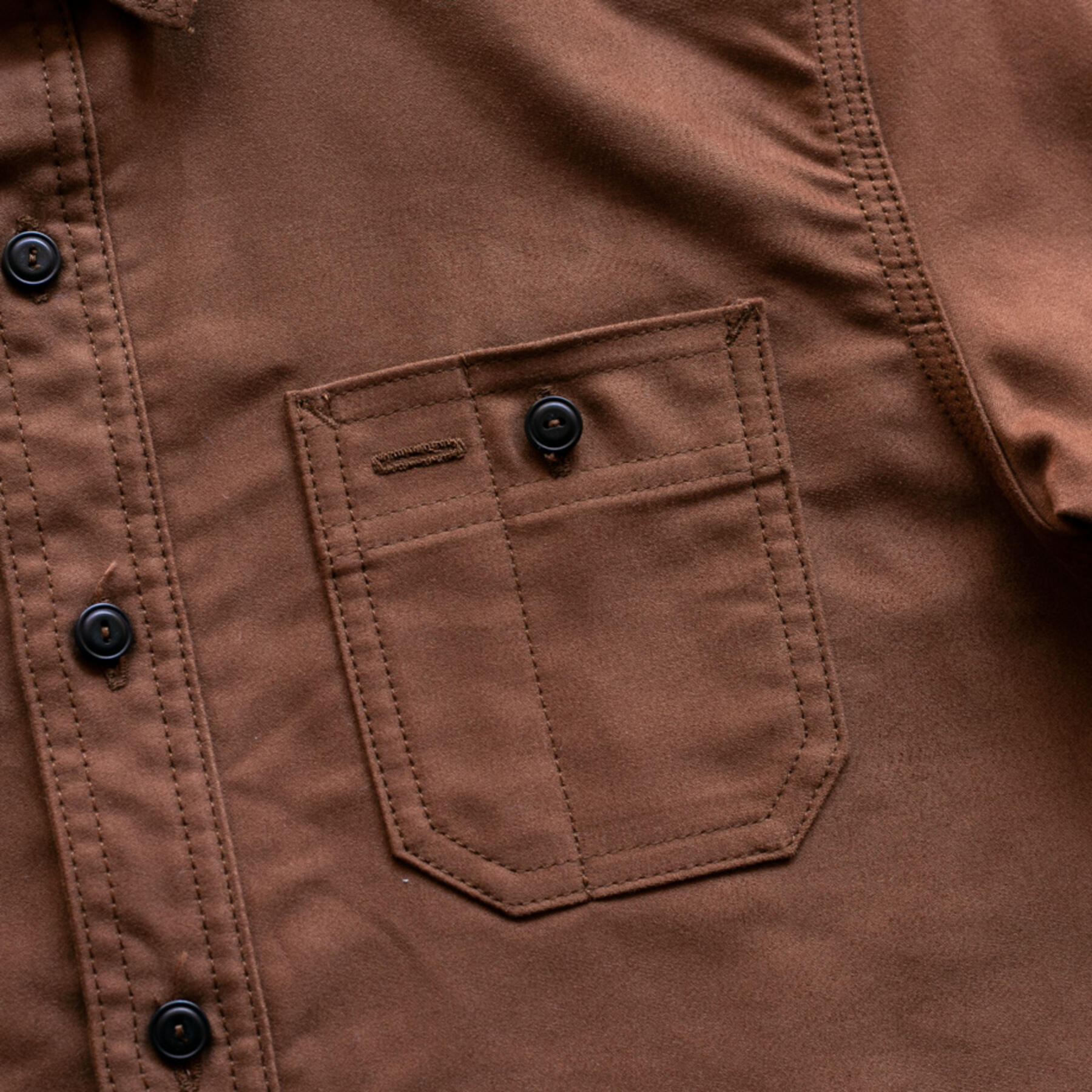 gustin #117 egyptian giza moleskin workshirt - copper