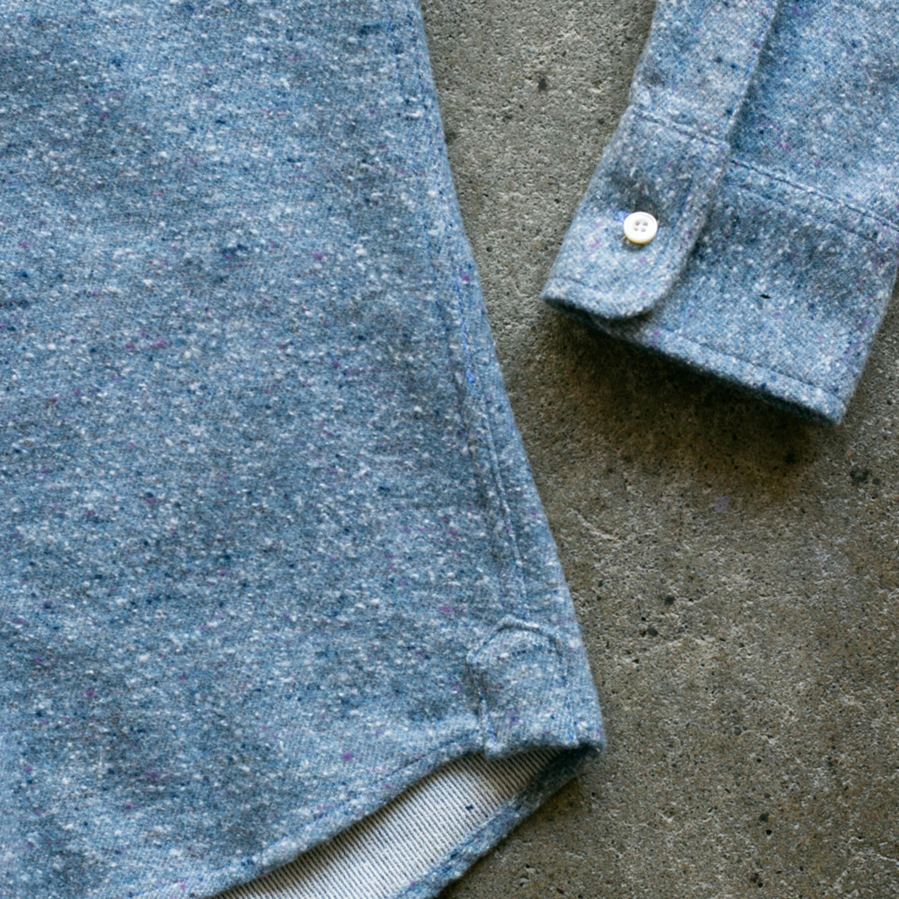 gustin #926 brushed nep twill - sky