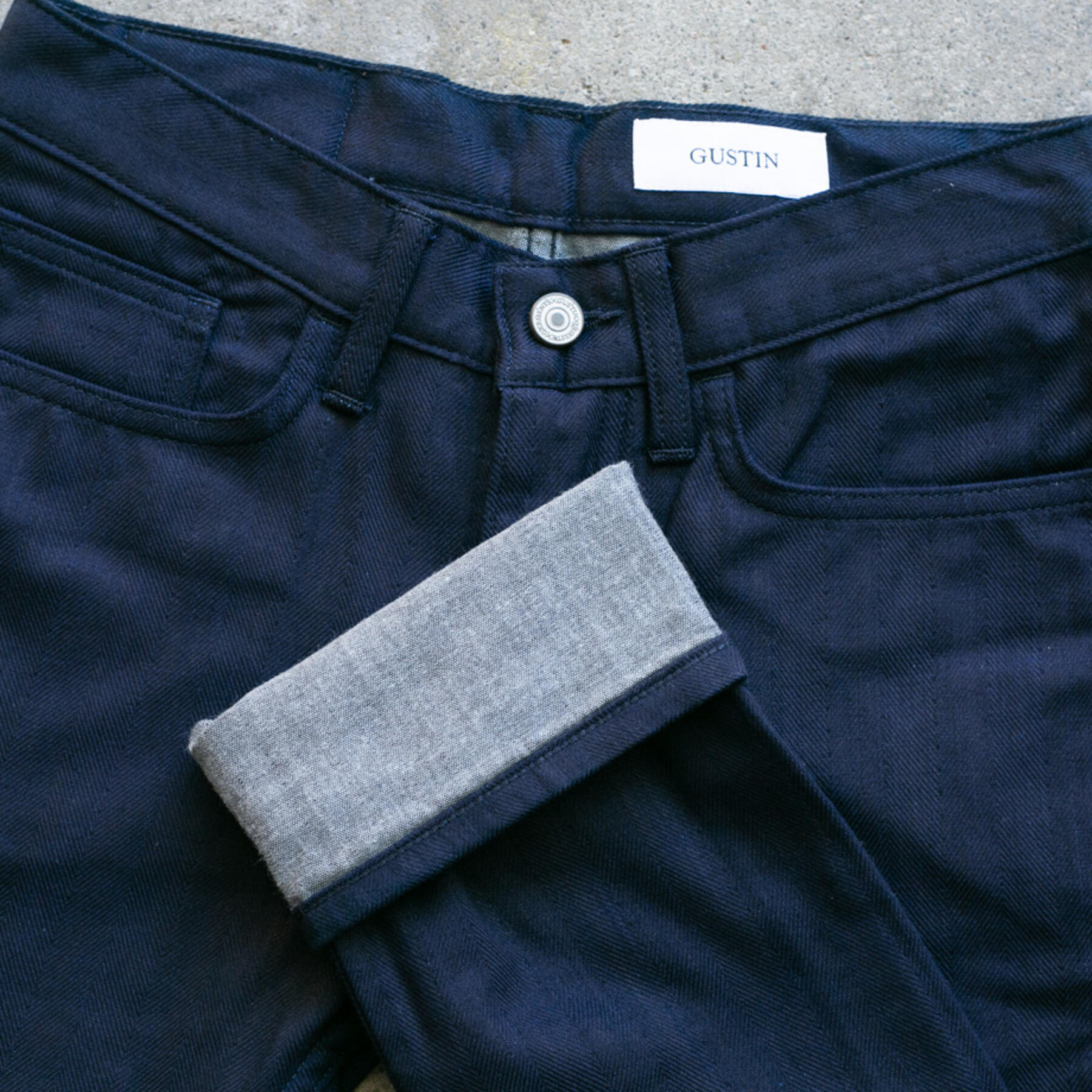 gustin #177 herringbonexchambray