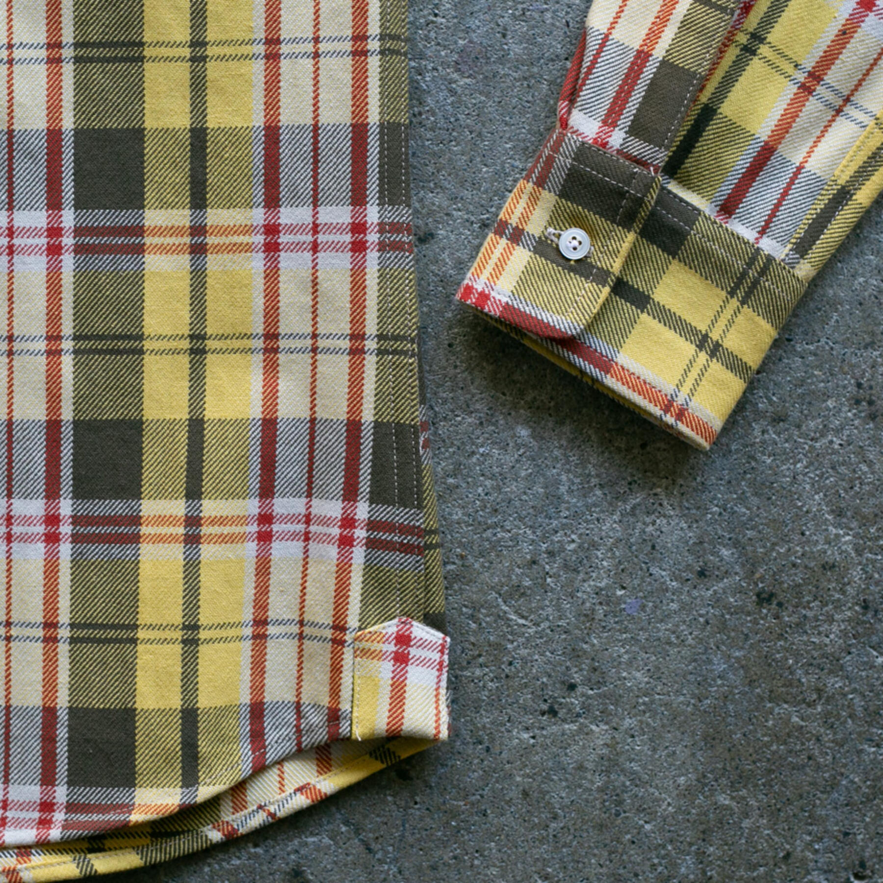 gustin #933 monster plaid - canaryxbrown