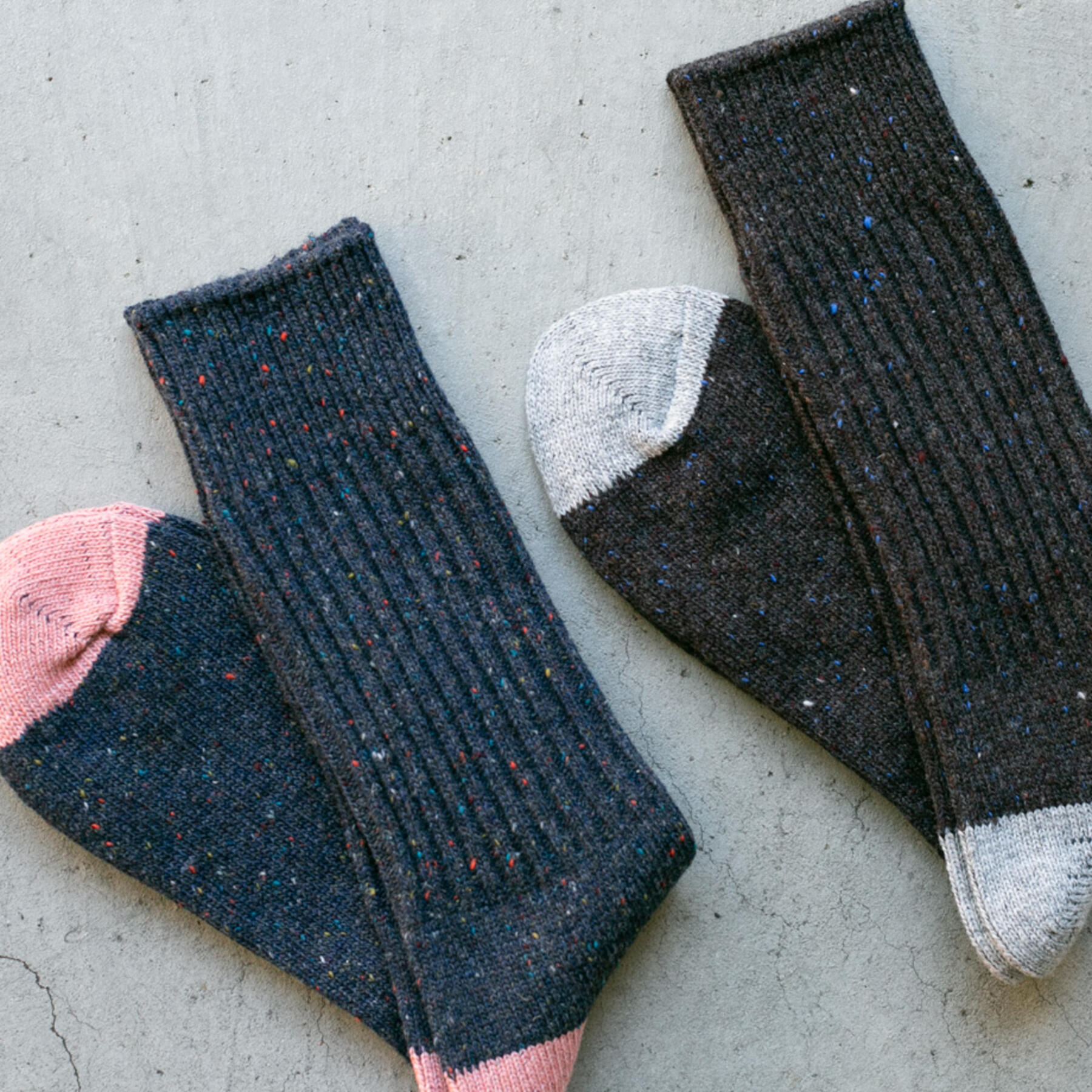 gustin japan rainbow nep sock 2 pack