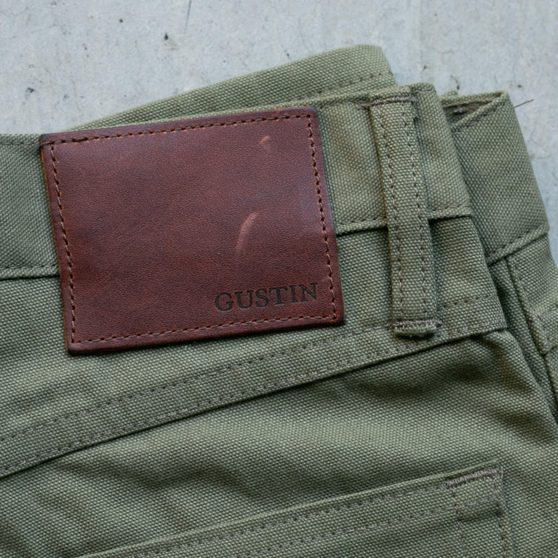 gustin #185 monster oxford 5 pocket - army