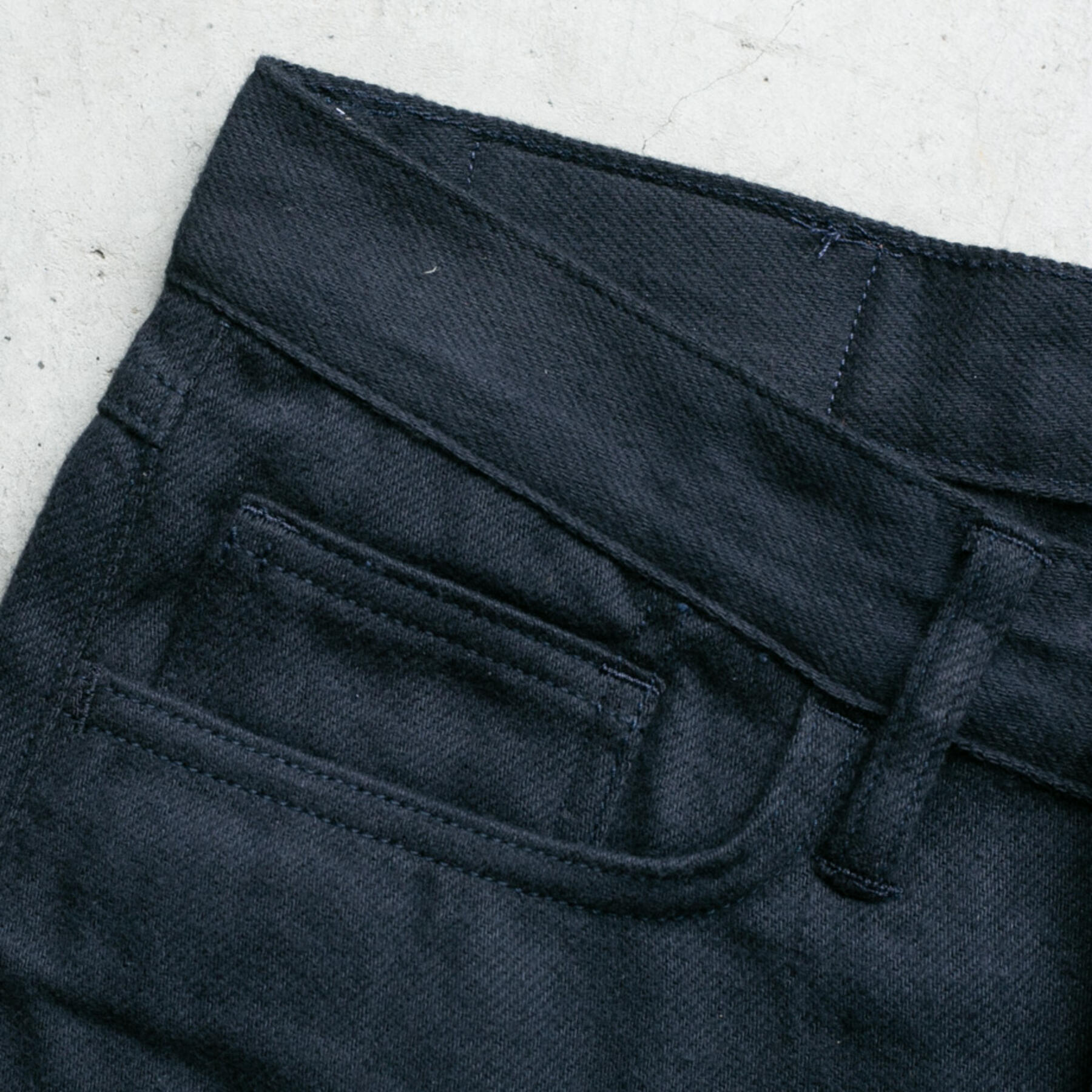 gustin #189 organic double brushed 5 pocket - midnight