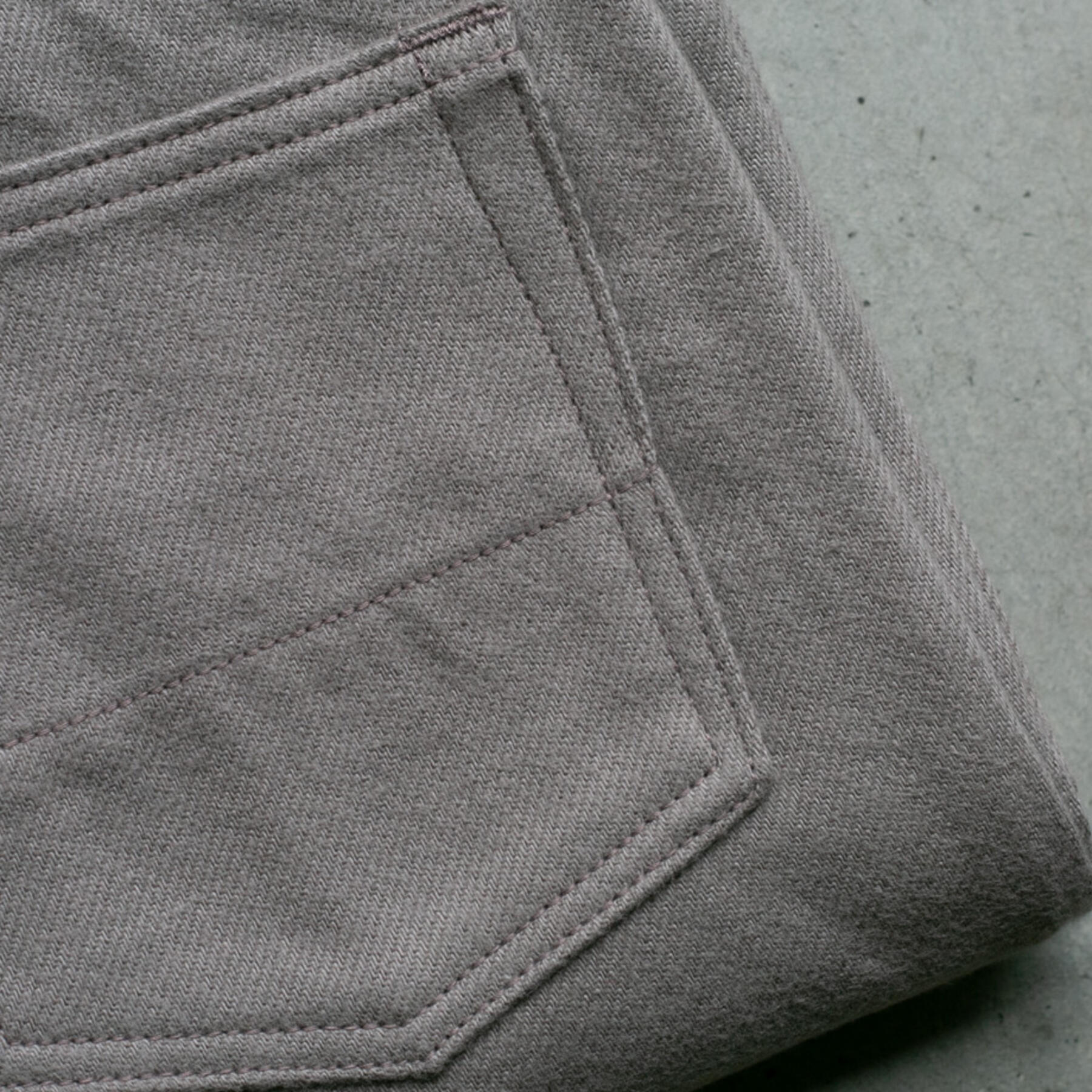gustin #187 organic double brushed 5 pocket - putty