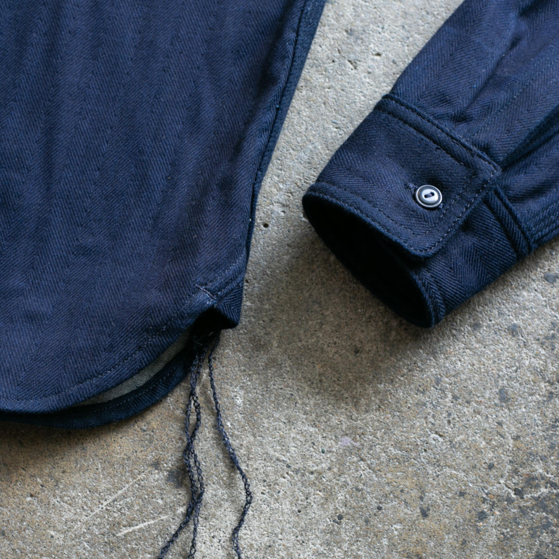 gustin #118 herringbonexchambray workshirt