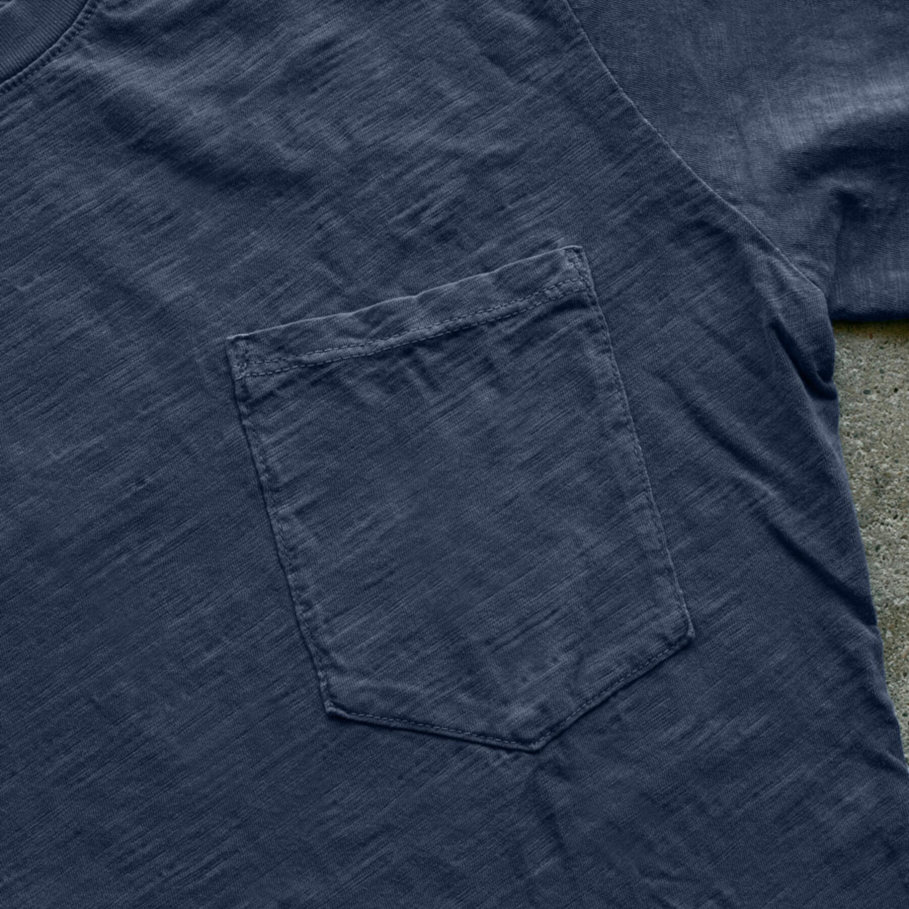 gustin slub pocket t-shirt 2 pack (navy)