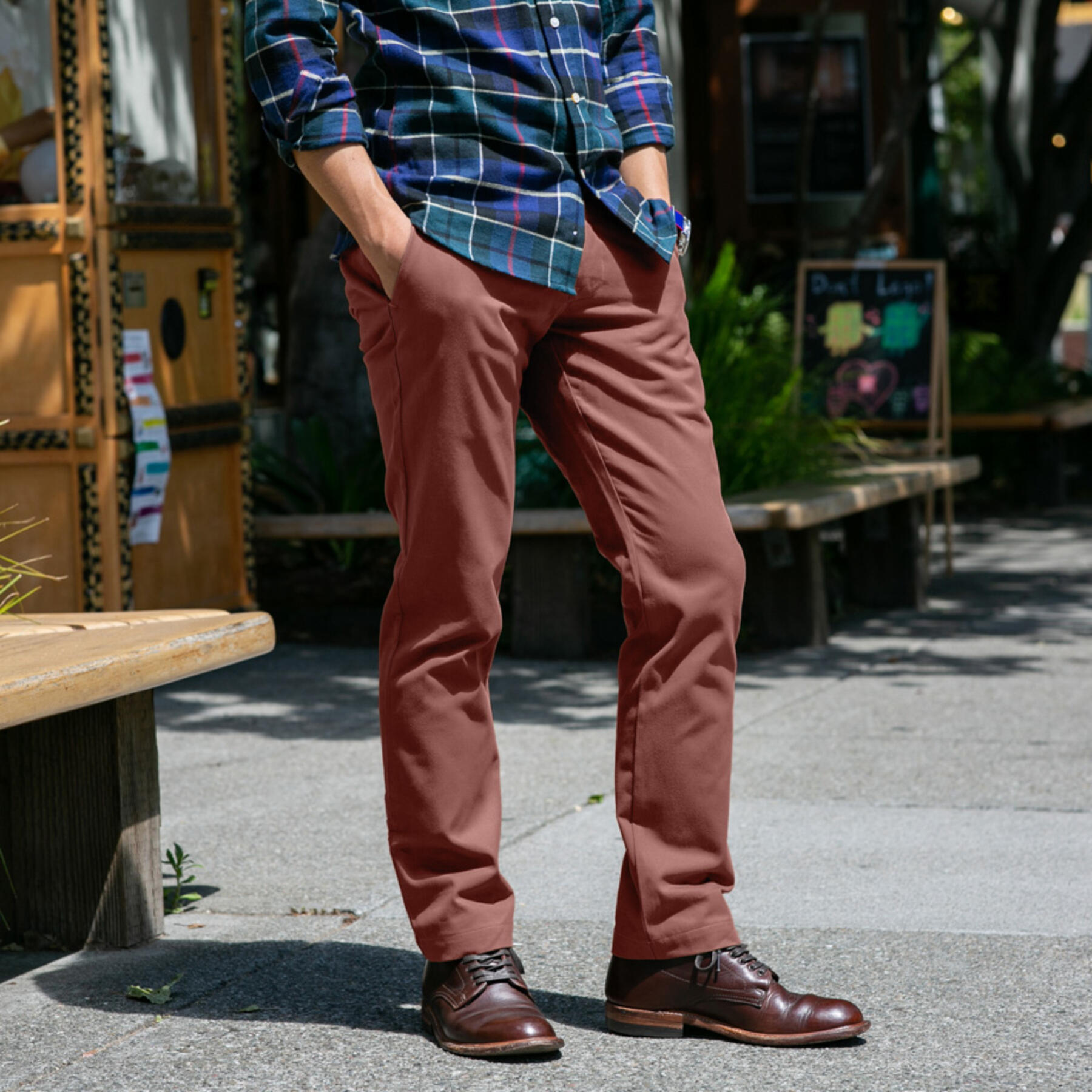 gustin #214 american chino - nautical red