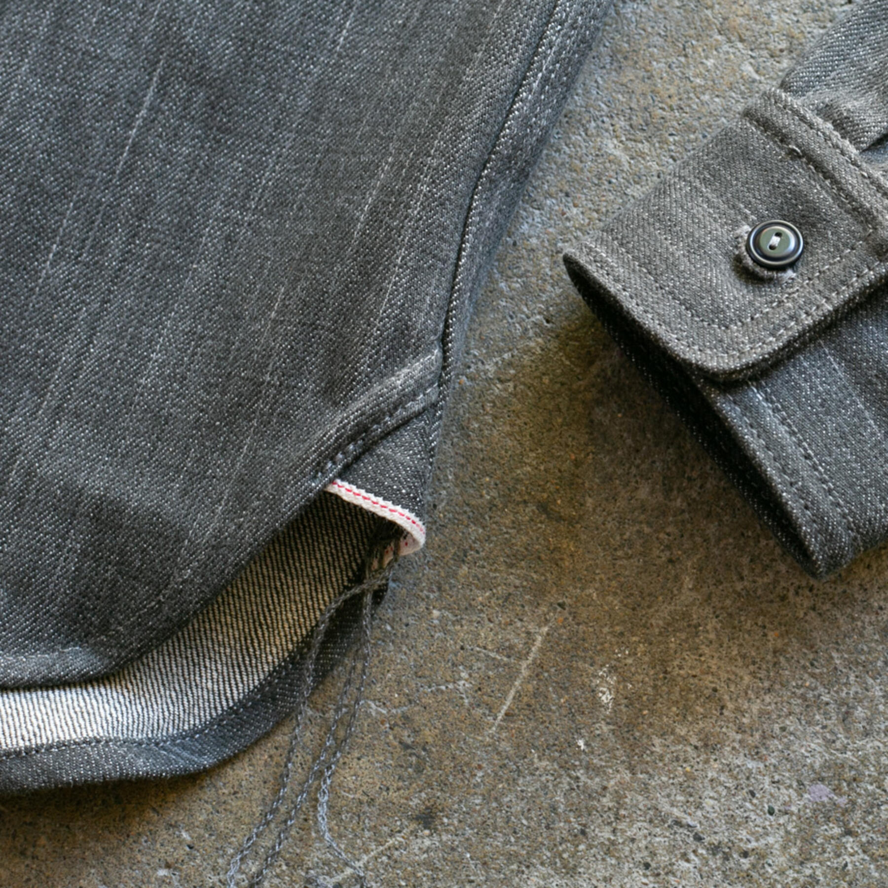gustin #119 organic charcoal dye workshirt