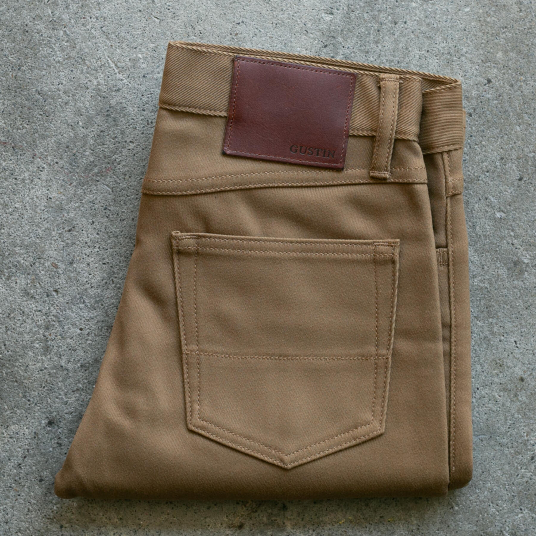 gustin #194 us navy repro kersey - gold khaki