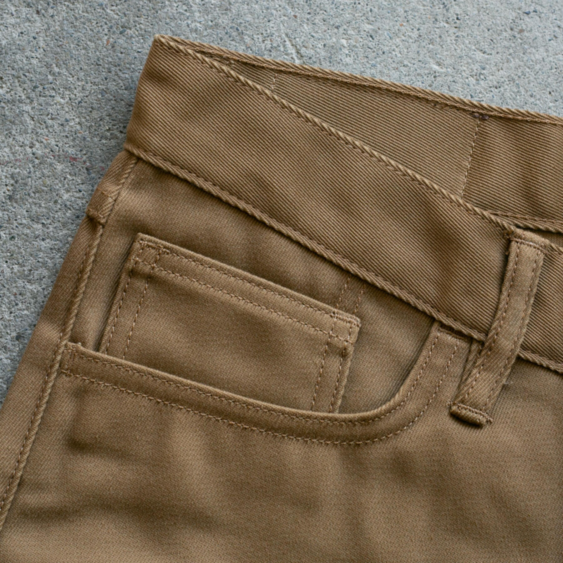 gustin #194 us navy repro kersey - gold khaki