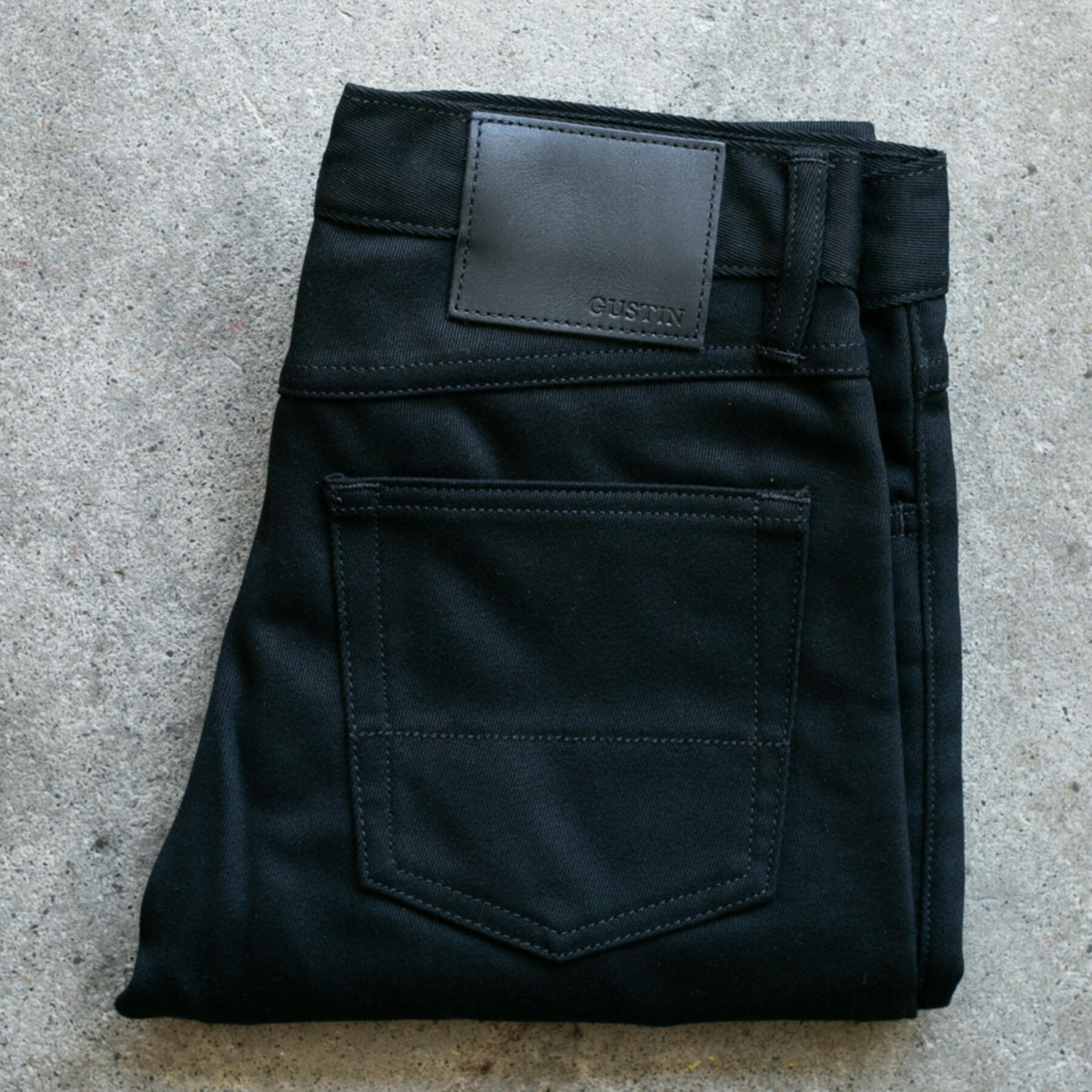 gustin #195 us navy repro kersey - jet black