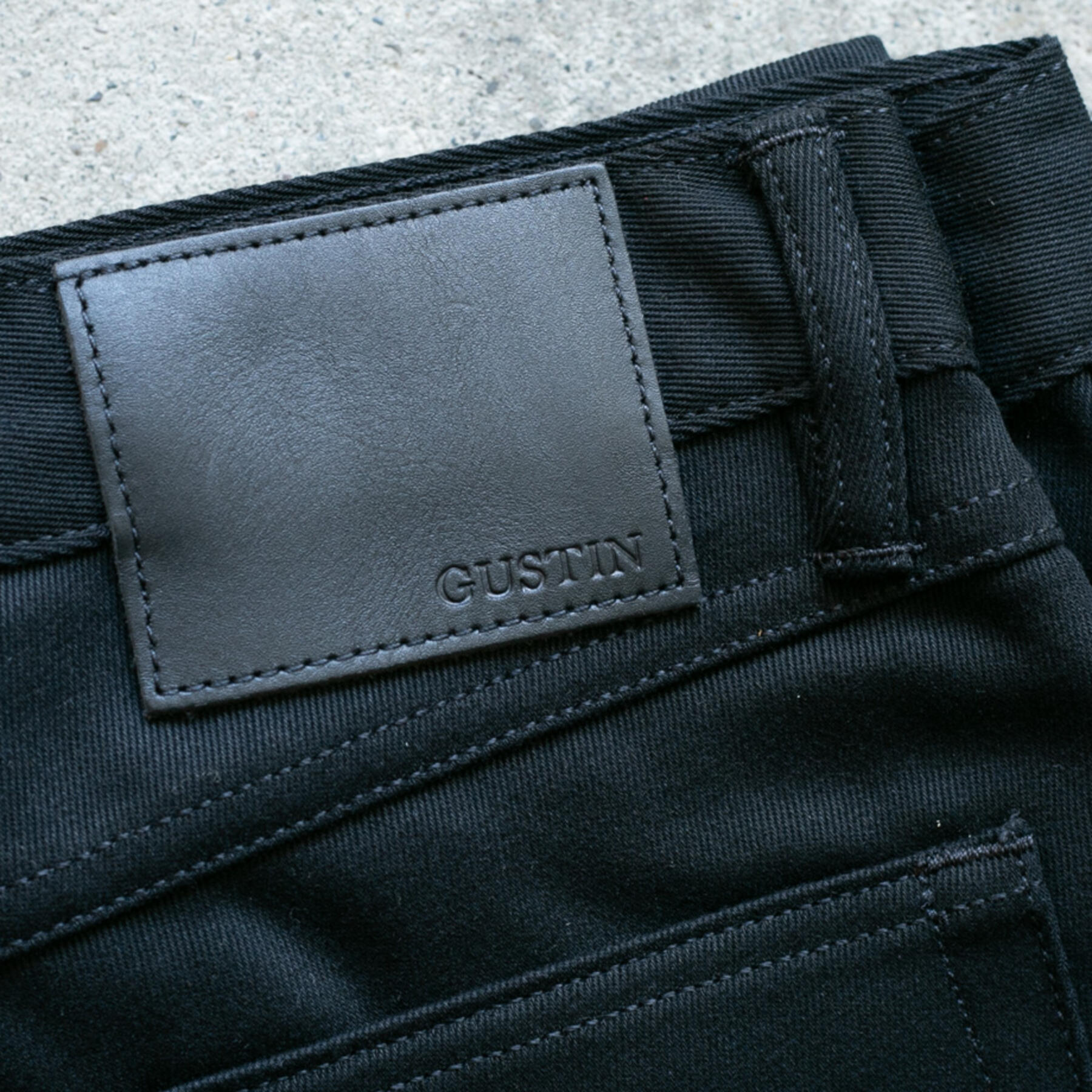 gustin #195 us navy repro kersey - jet black
