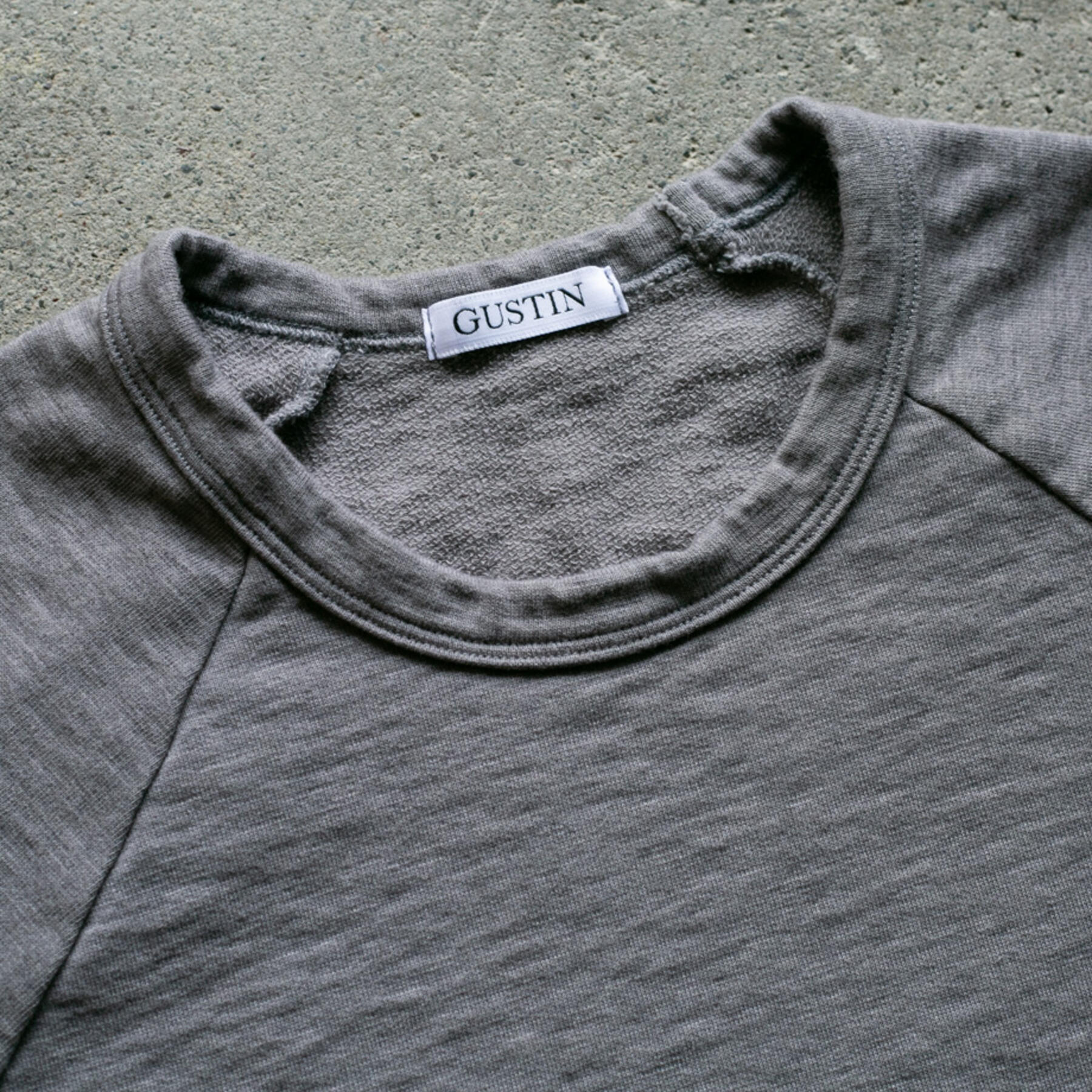 gustin japan raglan t-shirt - stone